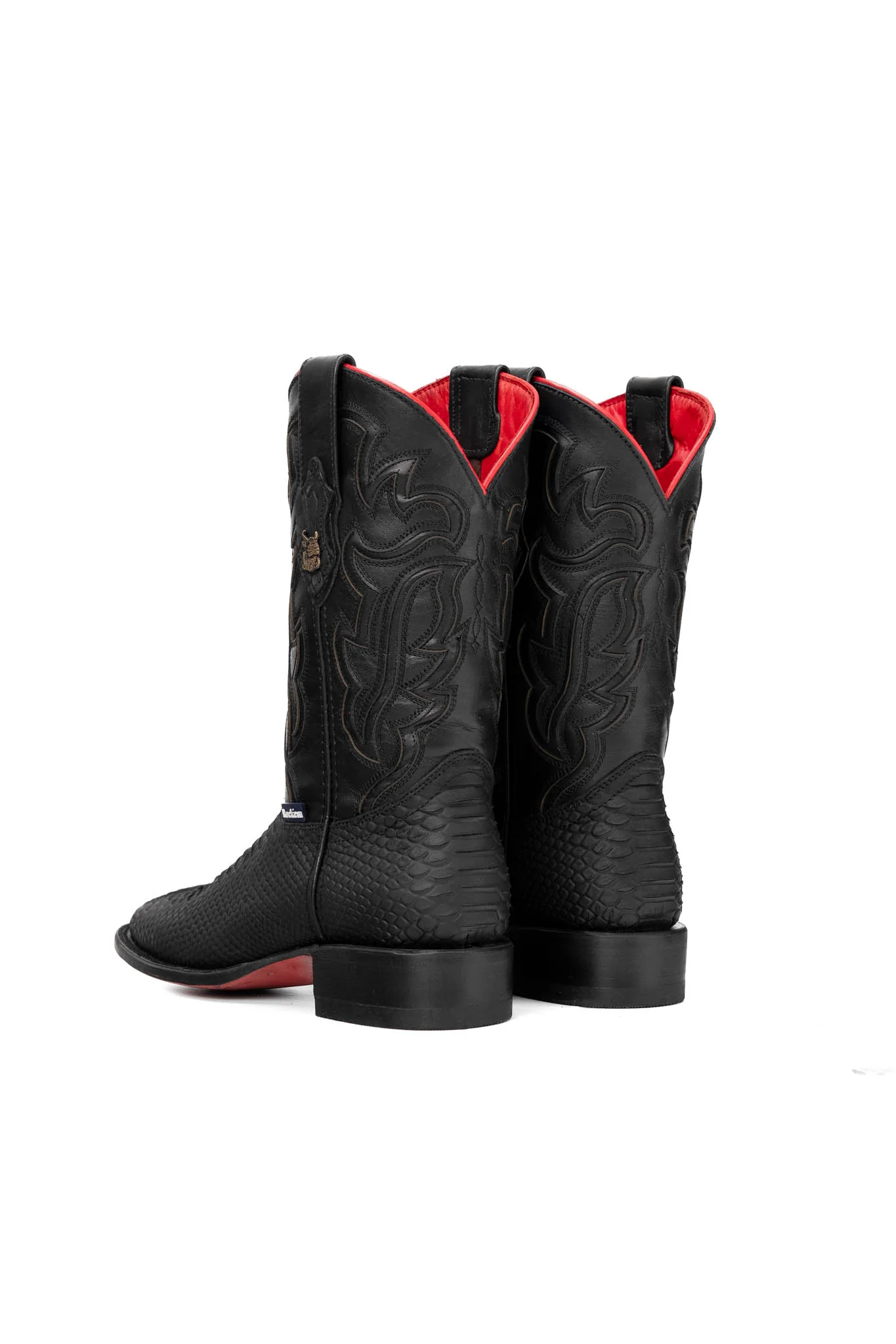 Bruce Python Red Bottom Square Toe Cowboy Boot - Image 5