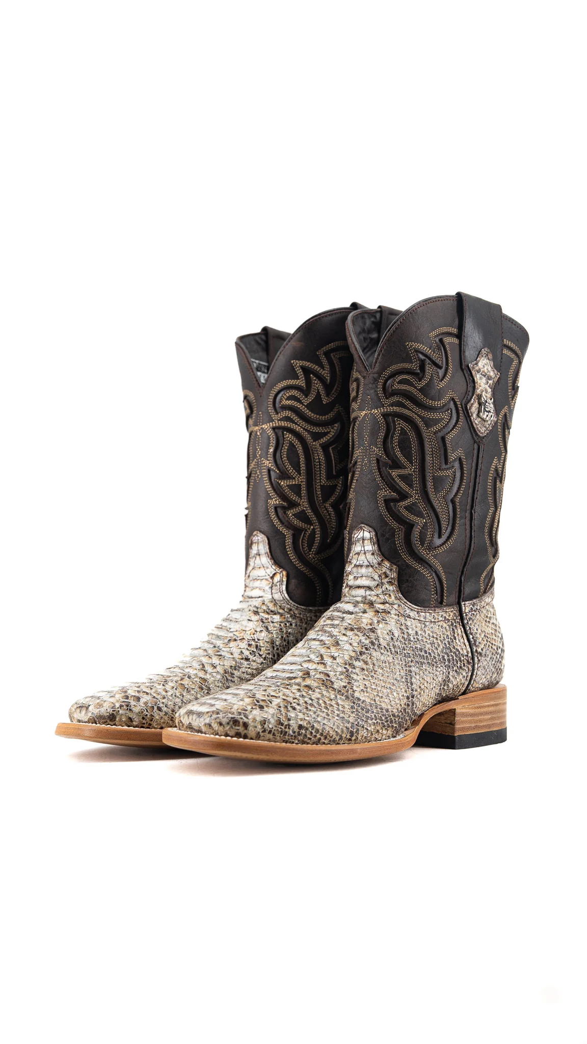 Bruce Python Square Toe Cowboy Boot - Image 13