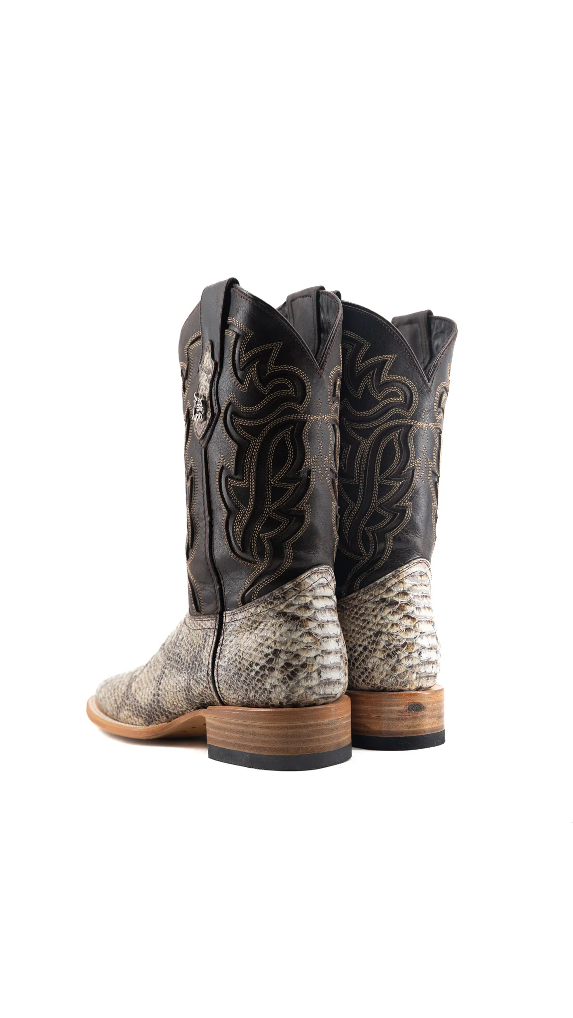 Bruce Python Square Toe Cowboy Boot - Image 15