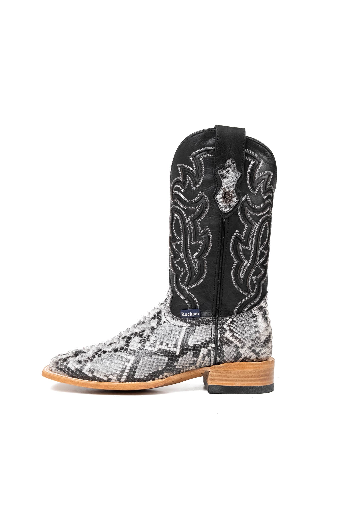 Bruce Python Square Toe Cowboy Boot - Image 2