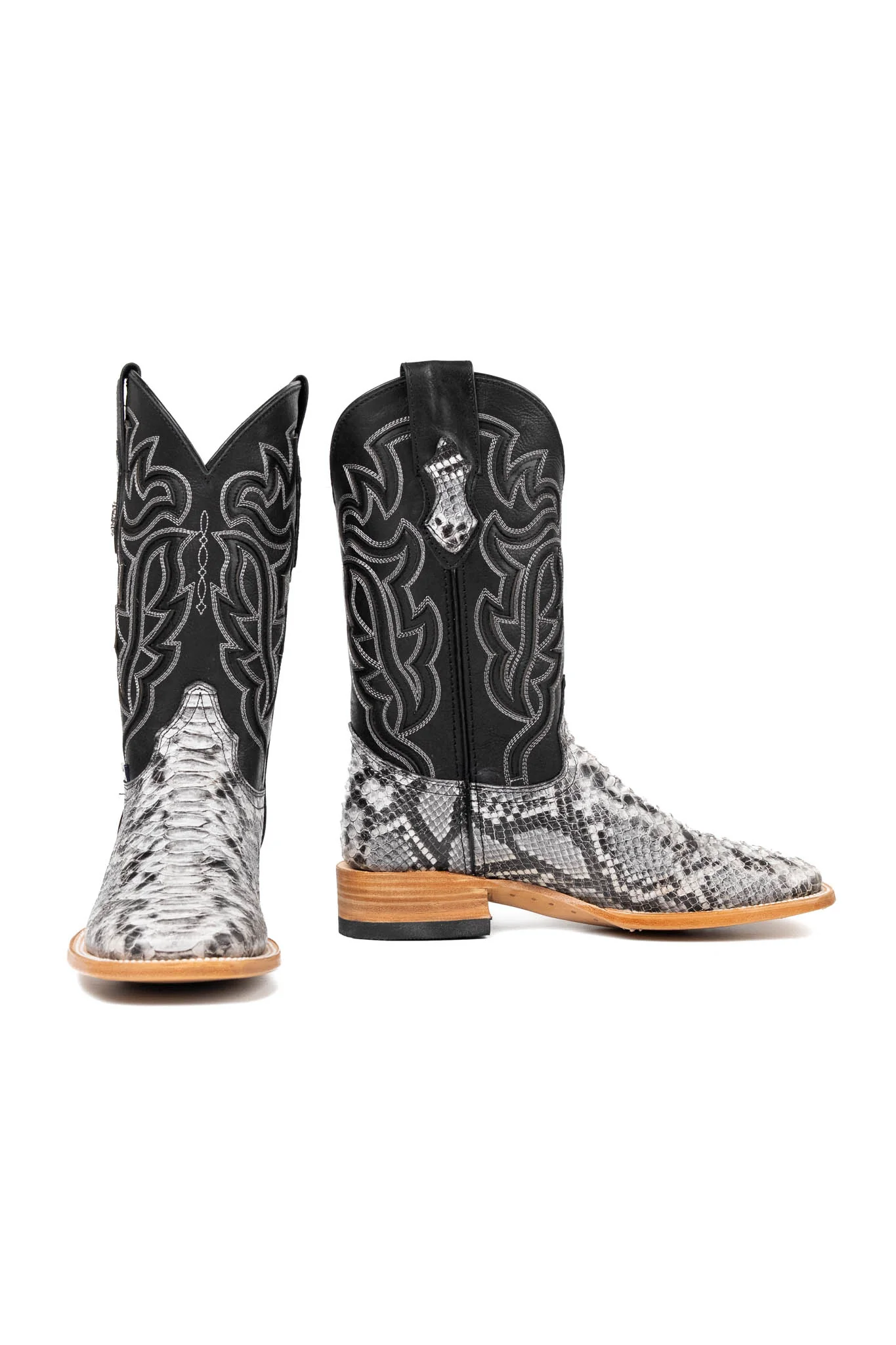 Bruce Python Square Toe Cowboy Boot - Image 4