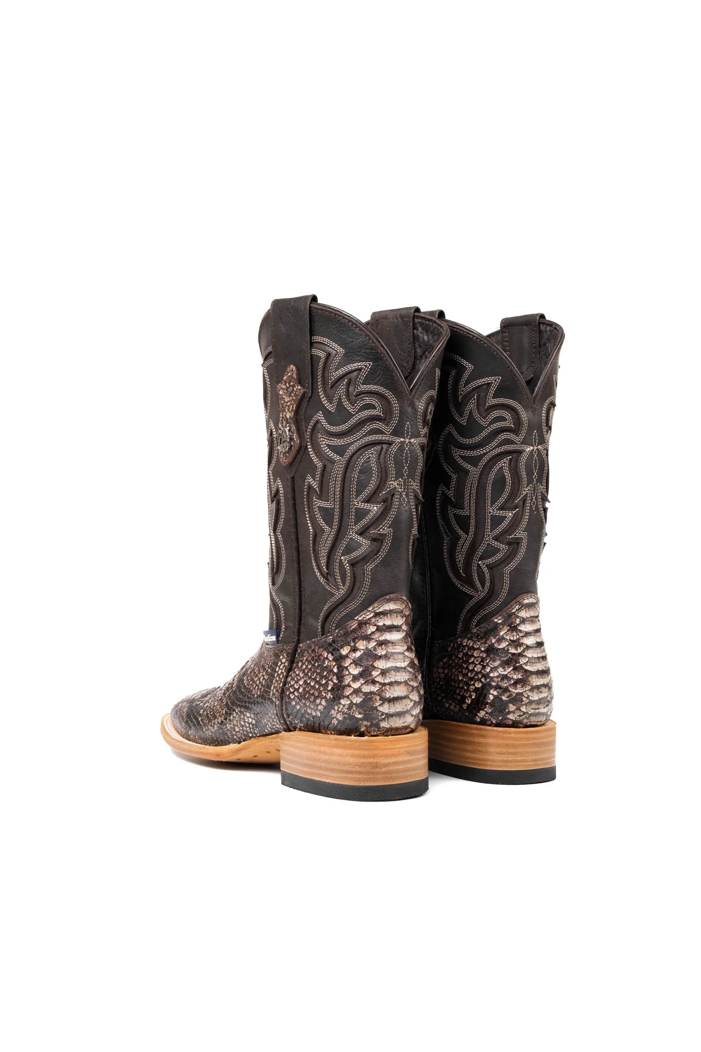 Bruce Python Square Toe Cowboy Boot - Image 9