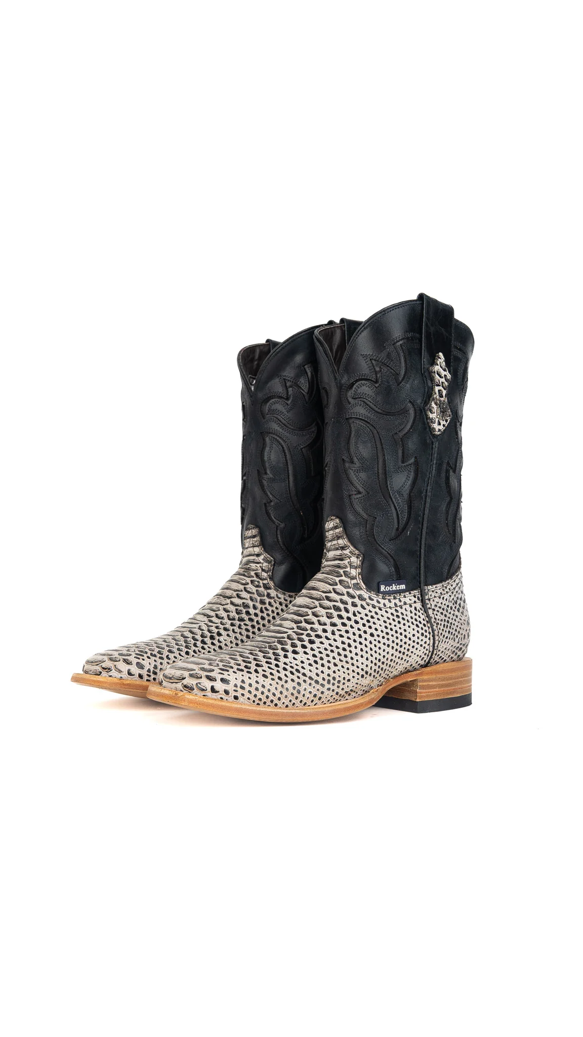 Bruce Python Square Toe Cowboy Boot - Image 11