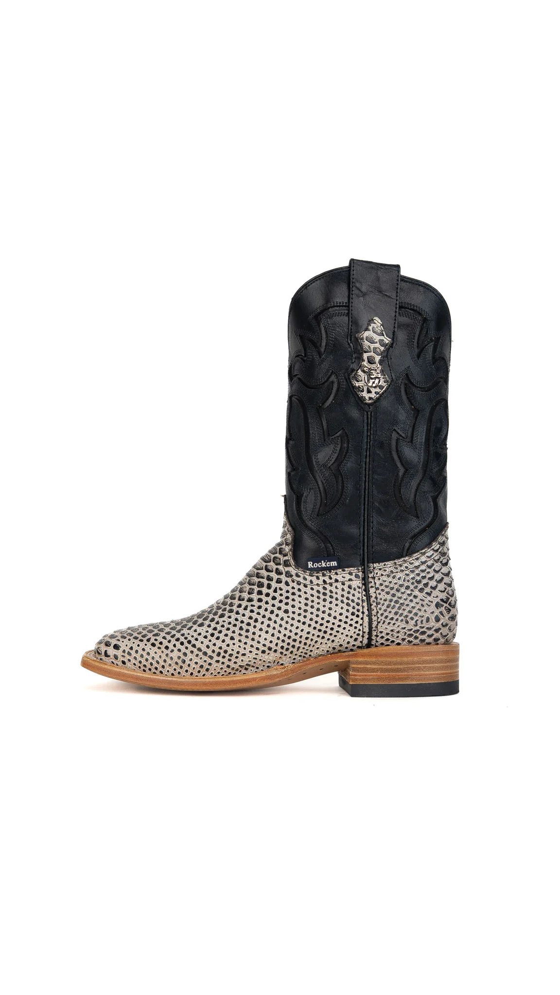 Bruce Python Square Toe Cowboy Boot - Image 12