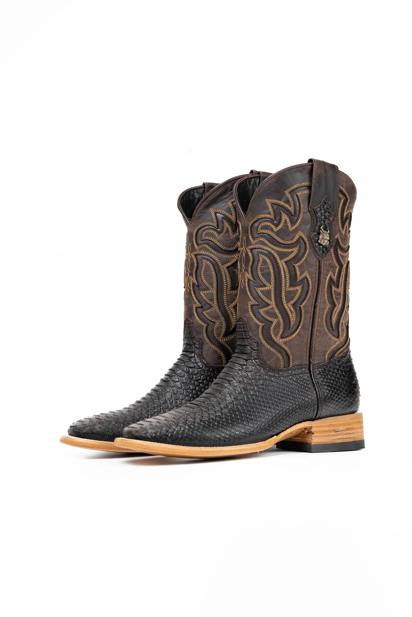 Bruce Python Square Toe Cowboy Boot - Image 6