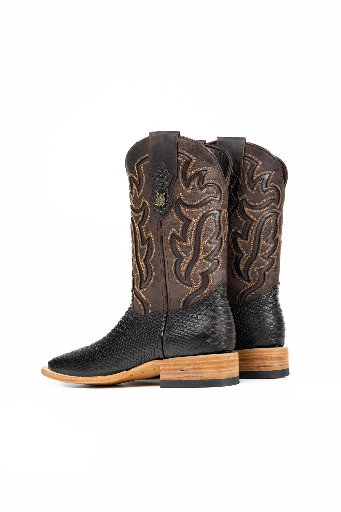 Bruce Python Square Toe Cowboy Boot - Image 8