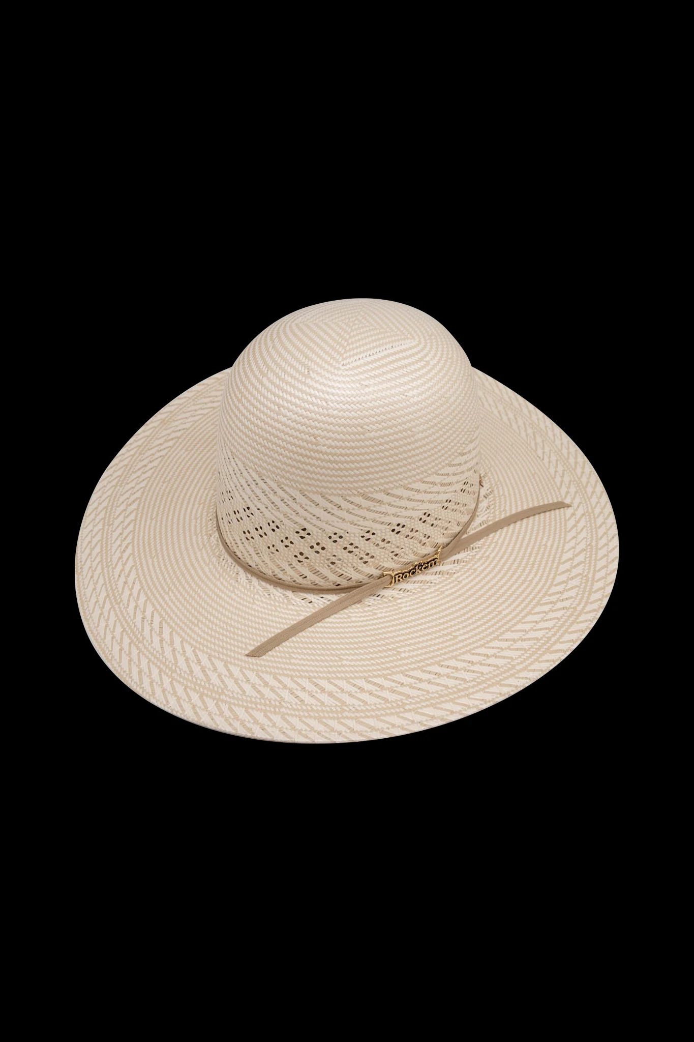 Rock'em 100X Buckaroo Breeze Open Crown Straw Hat