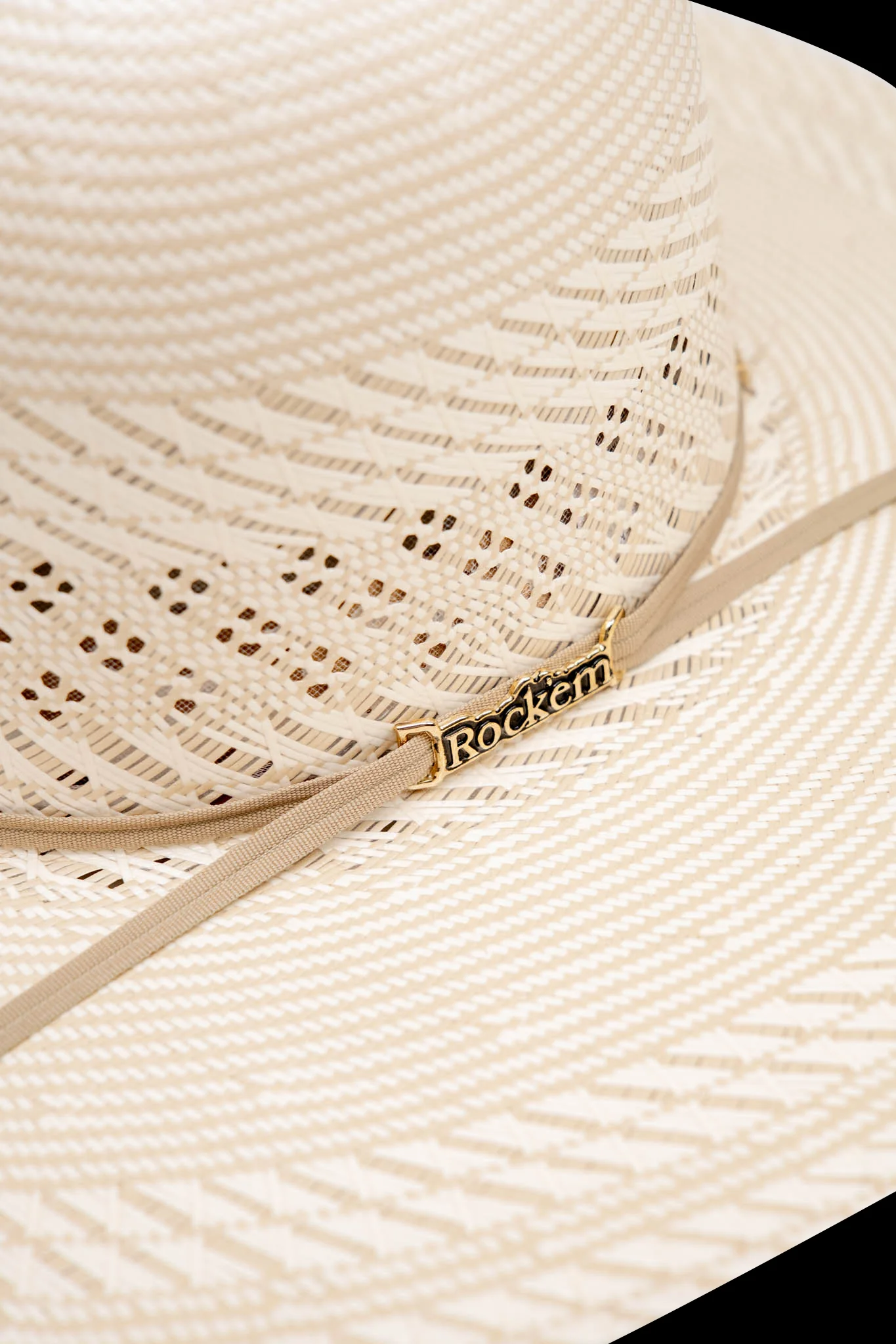 Rock'em 100X Buckaroo Breeze Open Crown Straw Hat - Image 5