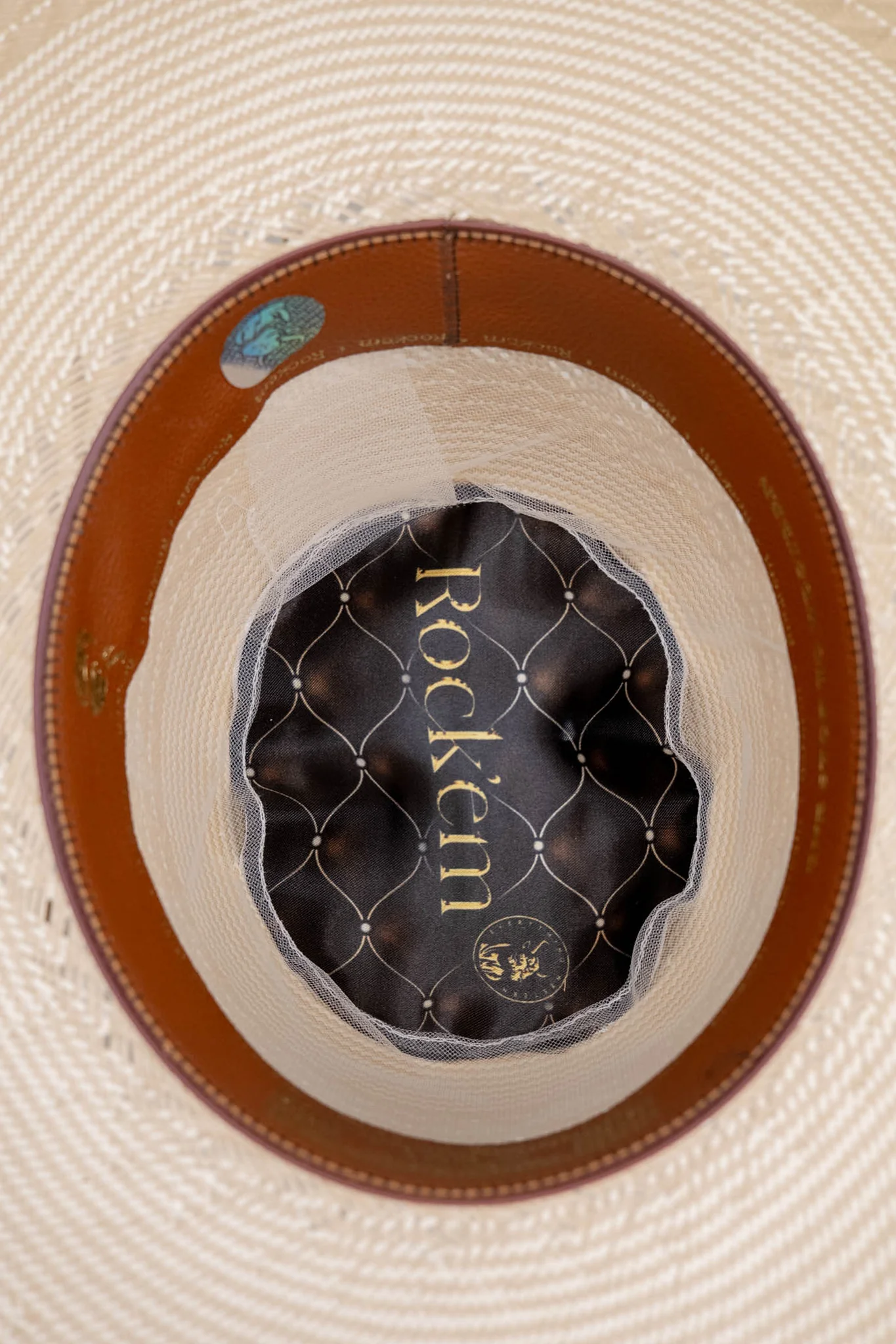 Rock'em 100X Buckaroo Breeze Open Crown Straw Hat - Image 6