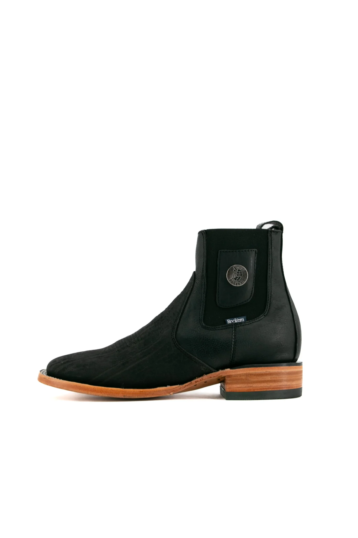 Bull Neck Square Toe Ankle Boot - Image 12