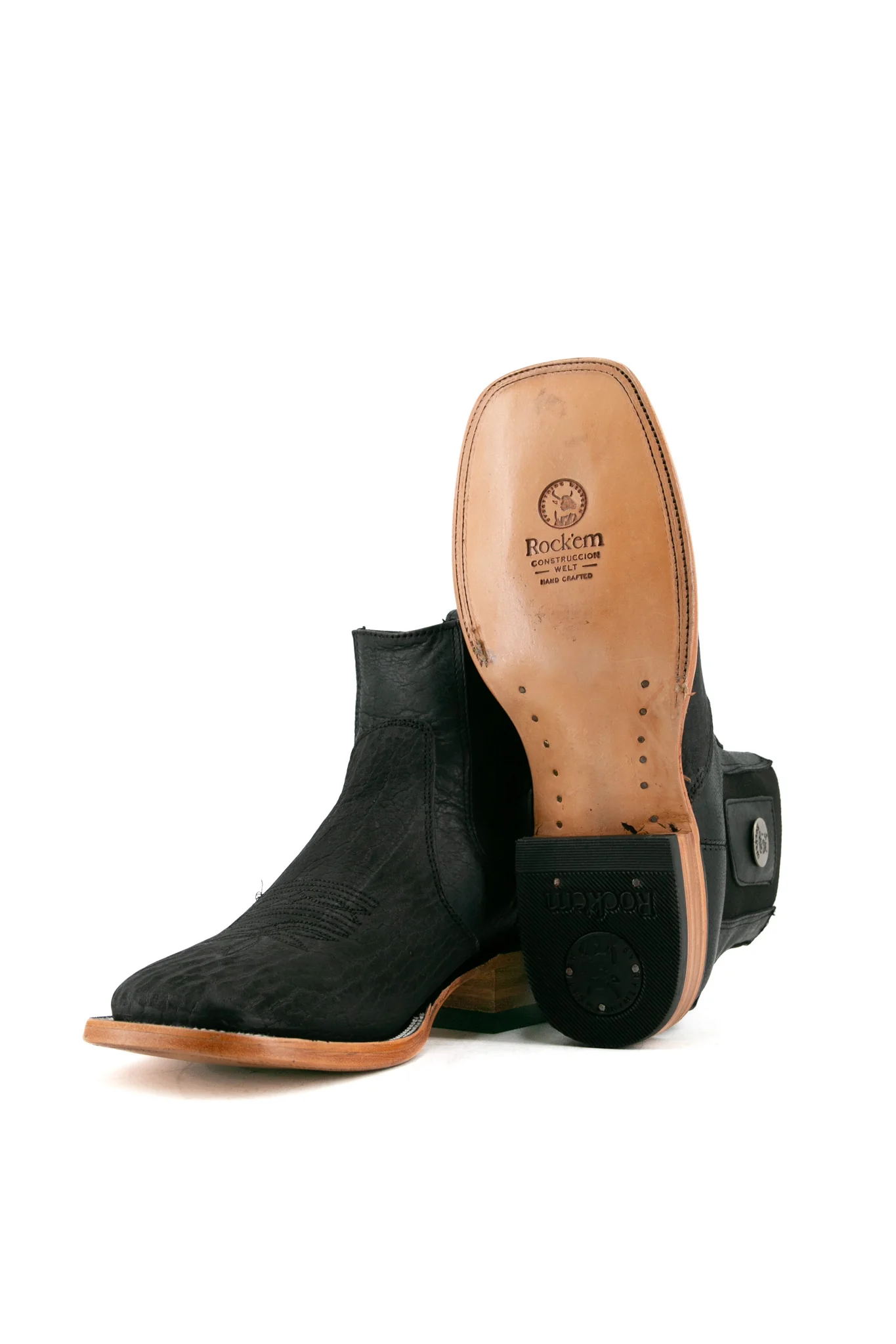 Bull Neck Square Toe Ankle Boot - Image 14