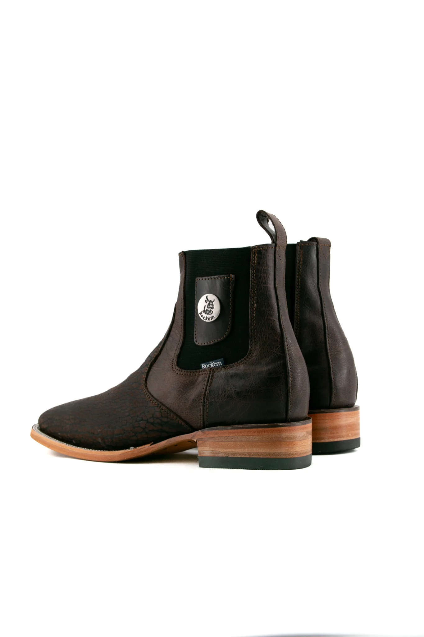 Bull Neck Square Toe Ankle Boot - Image 3