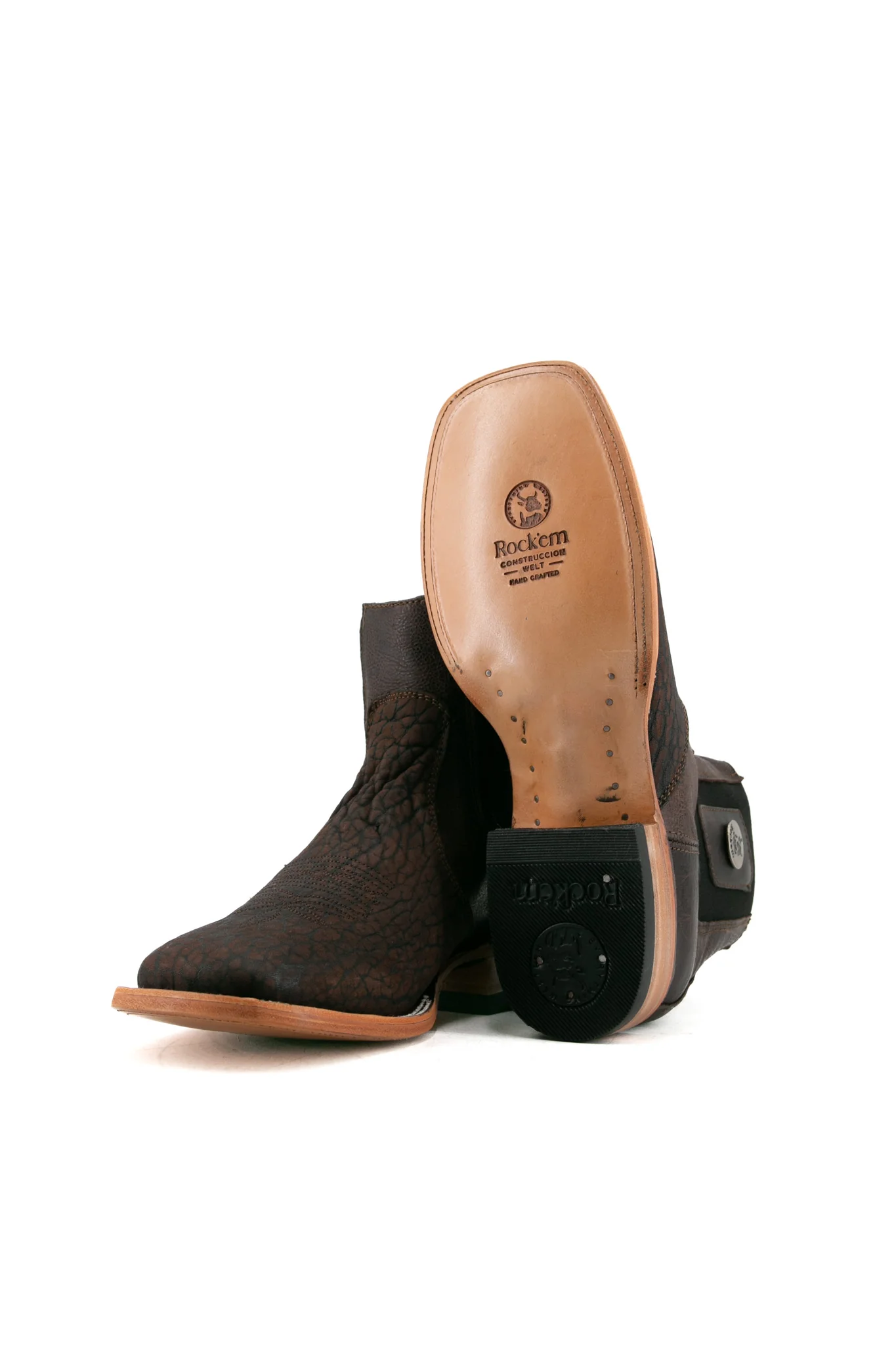 Bull Neck Square Toe Ankle Boot - Image 4