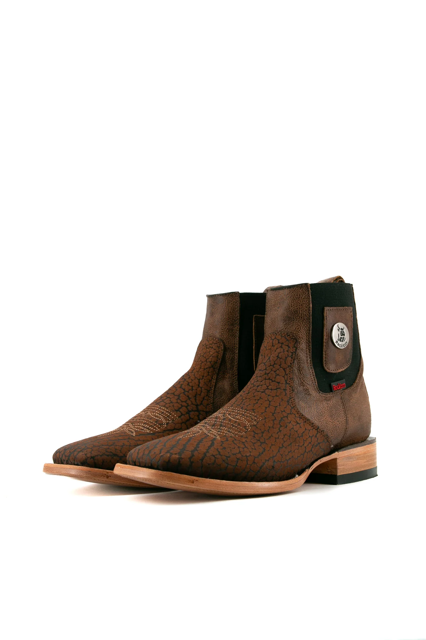 Bull Neck Square Toe Ankle Boot - Image 6