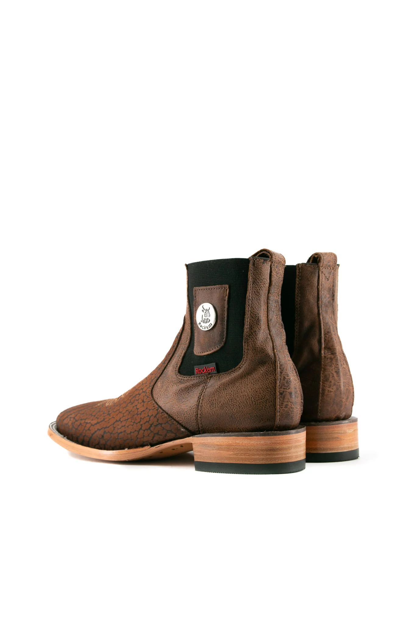 Bull Neck Square Toe Ankle Boot - Image 8