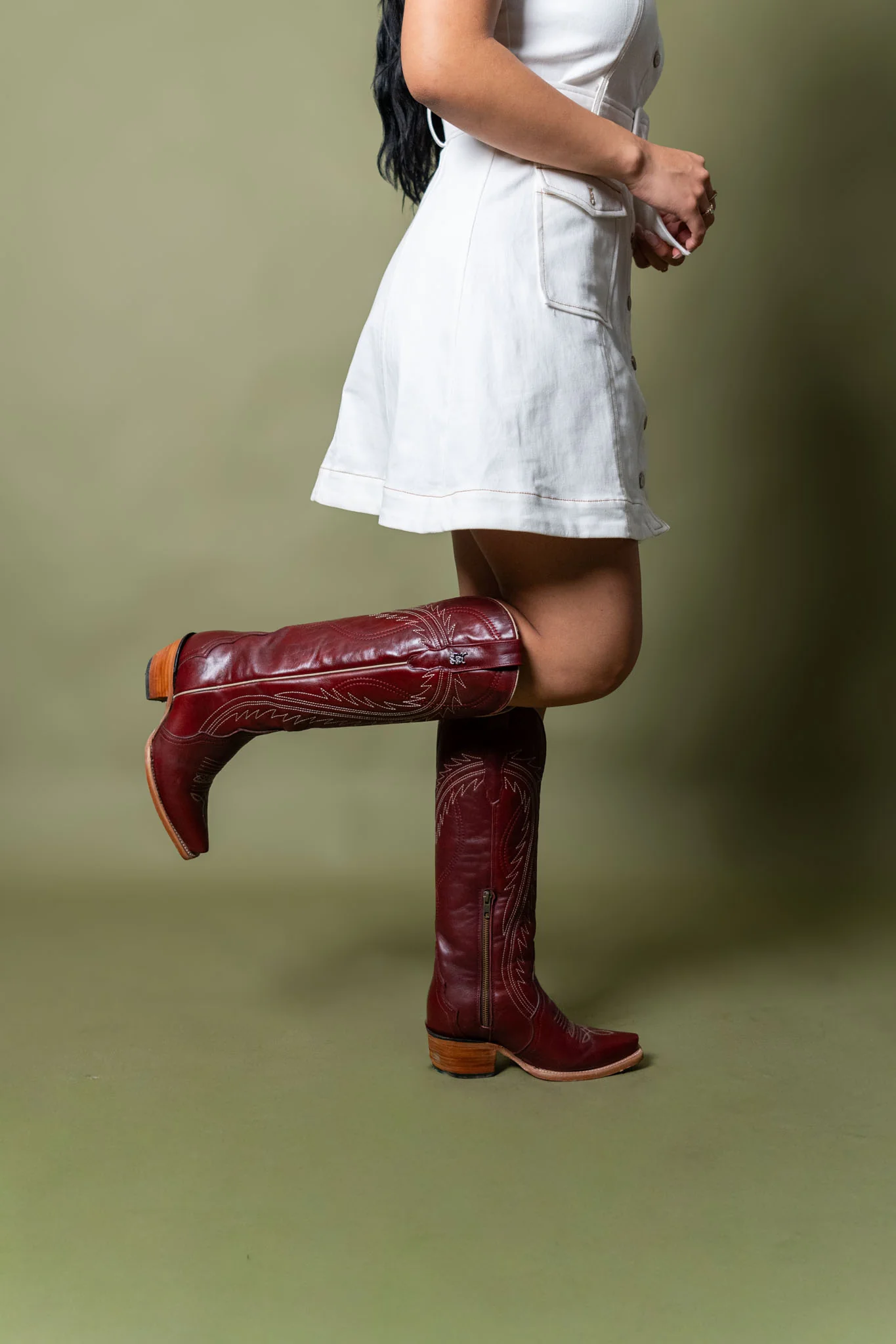 Dixie Button Down And Belted Mini Dress - Image 5