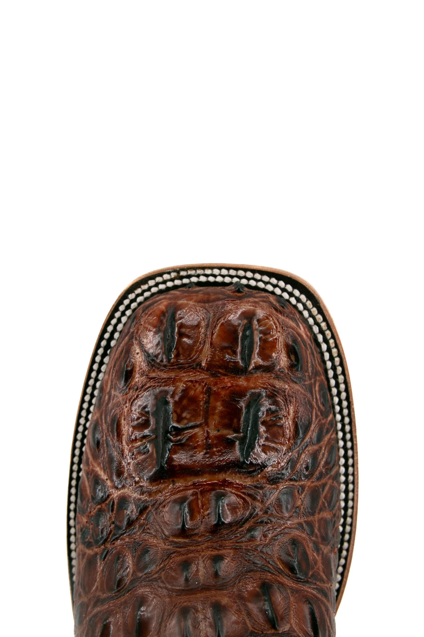 Caiman Tail Hornback Square Toe Cowboy Boot - Image 15