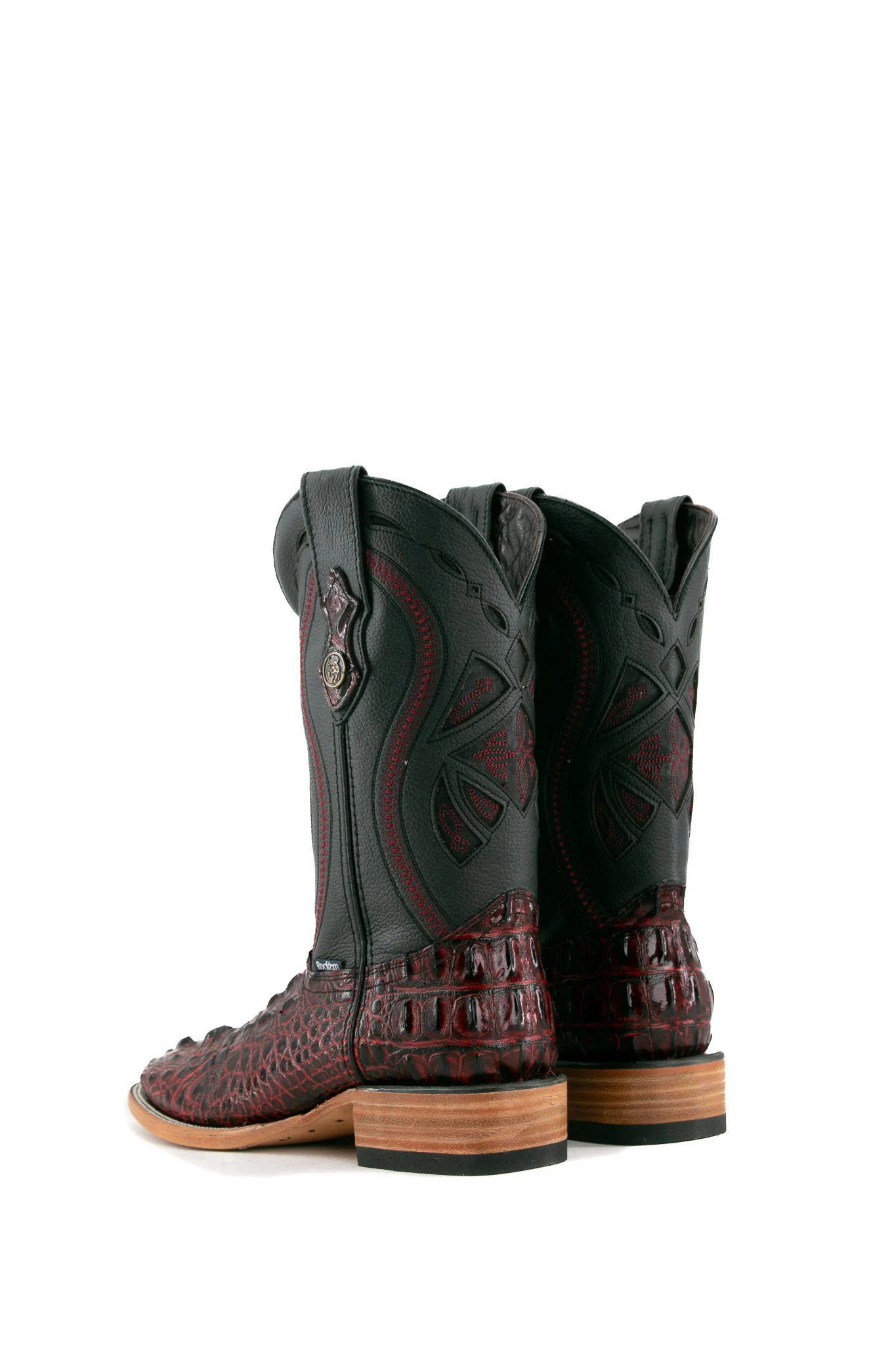 Caiman Tail Hornback Square Toe Cowboy Boot - Image 27
