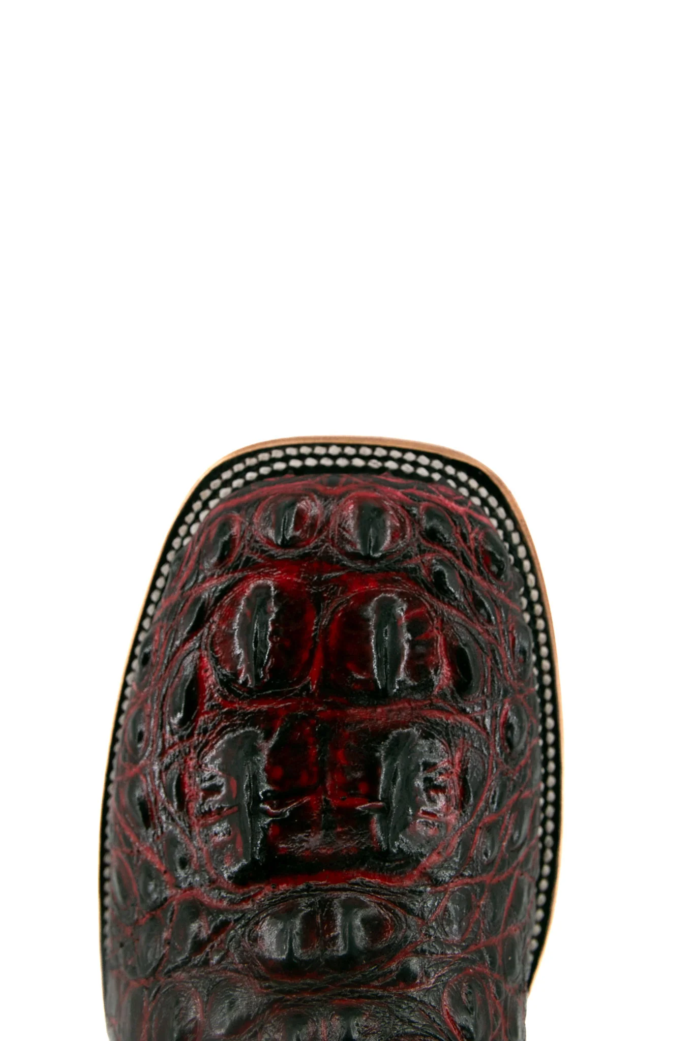 Caiman Tail Hornback Square Toe Cowboy Boot - Image 30