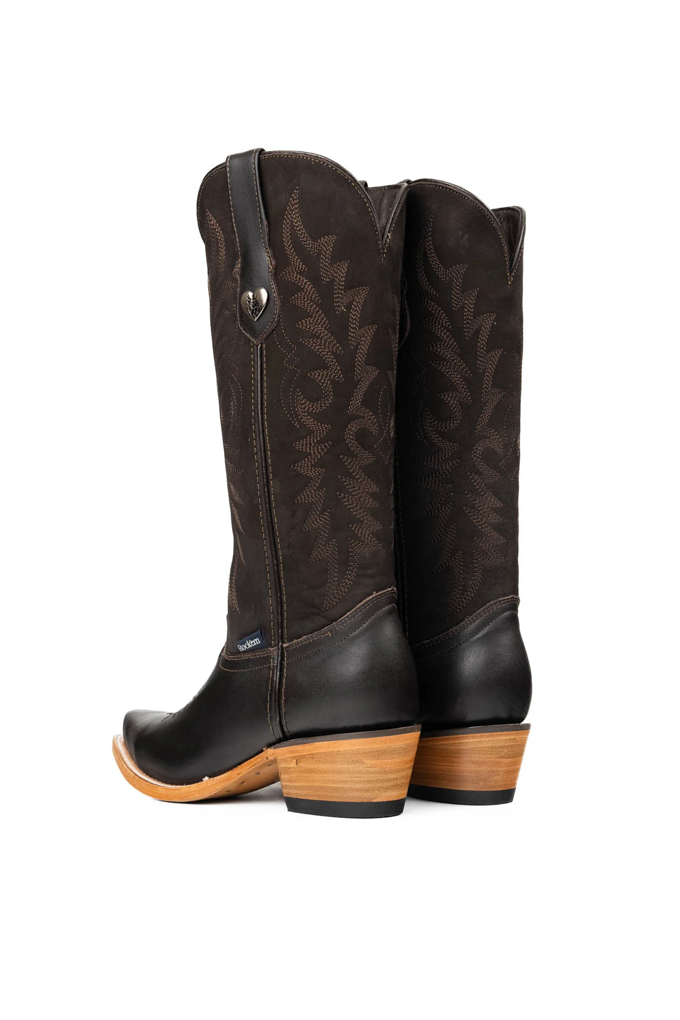 Camila Nobuck Midi Snip Toe Cowgirl Boot - Image 4