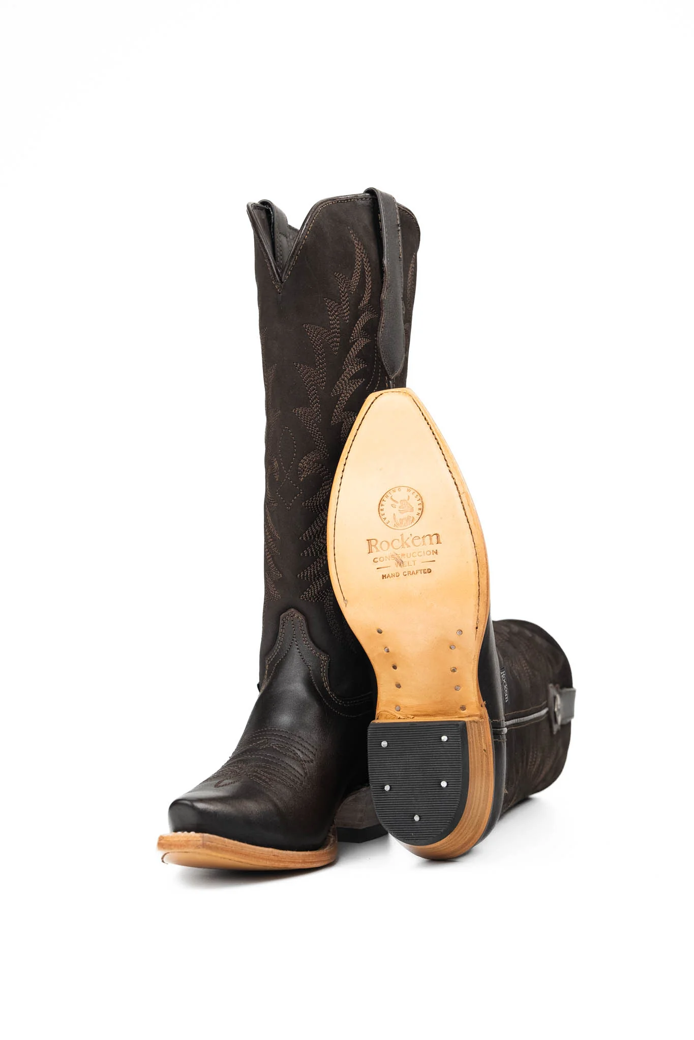 Camila Nobuck Midi Snip Toe Cowgirl Boot - Image 5