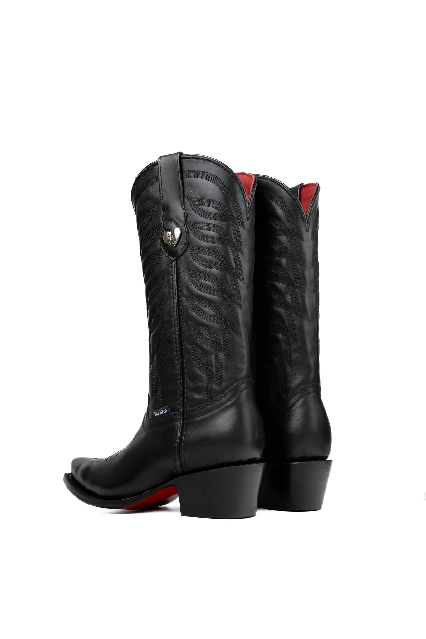 Carla Red Bottom Snip Toe Cowgirl Boot - Image 5