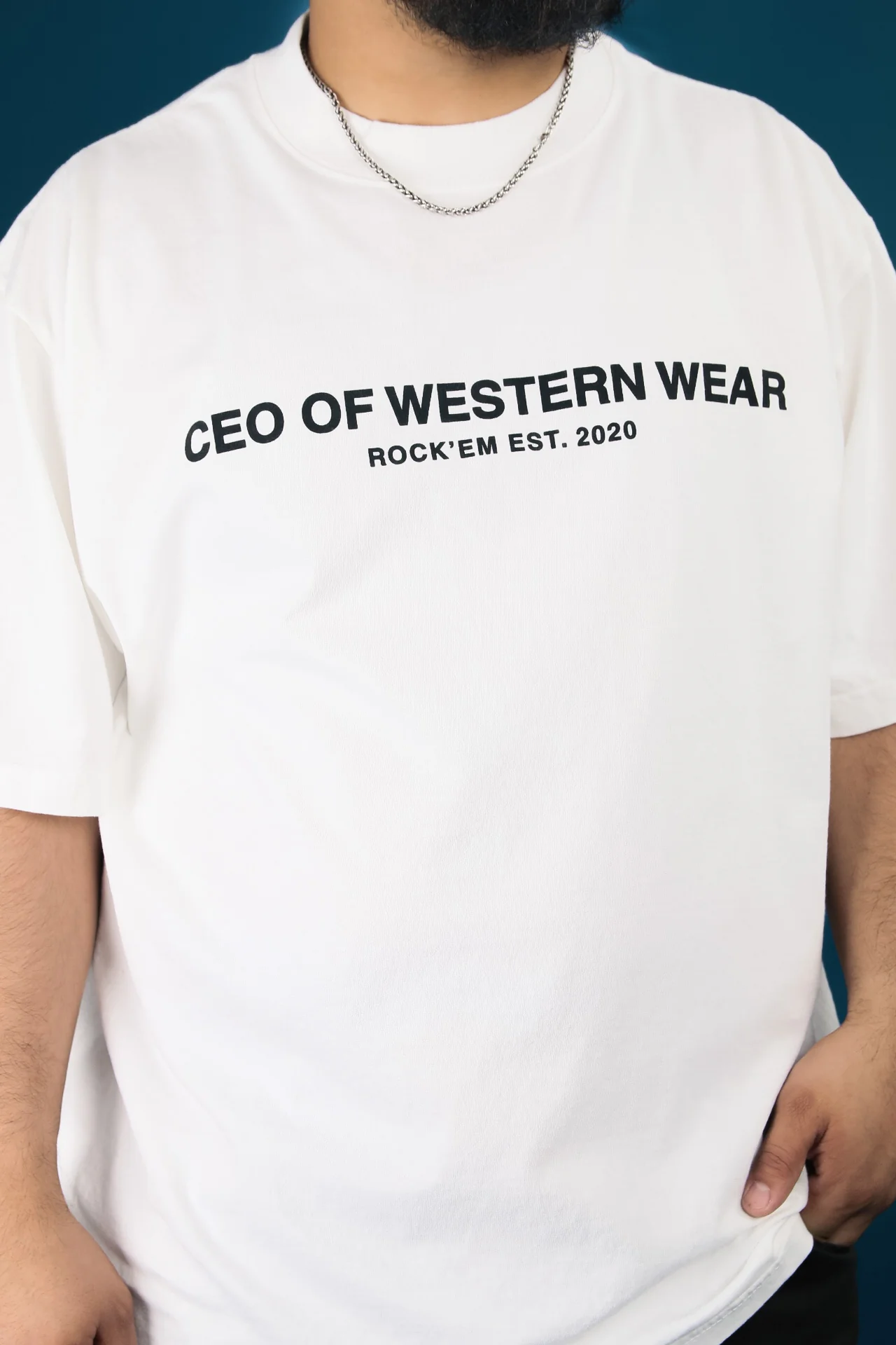CEO Of Western Rock'em T-Shirt - Image 4