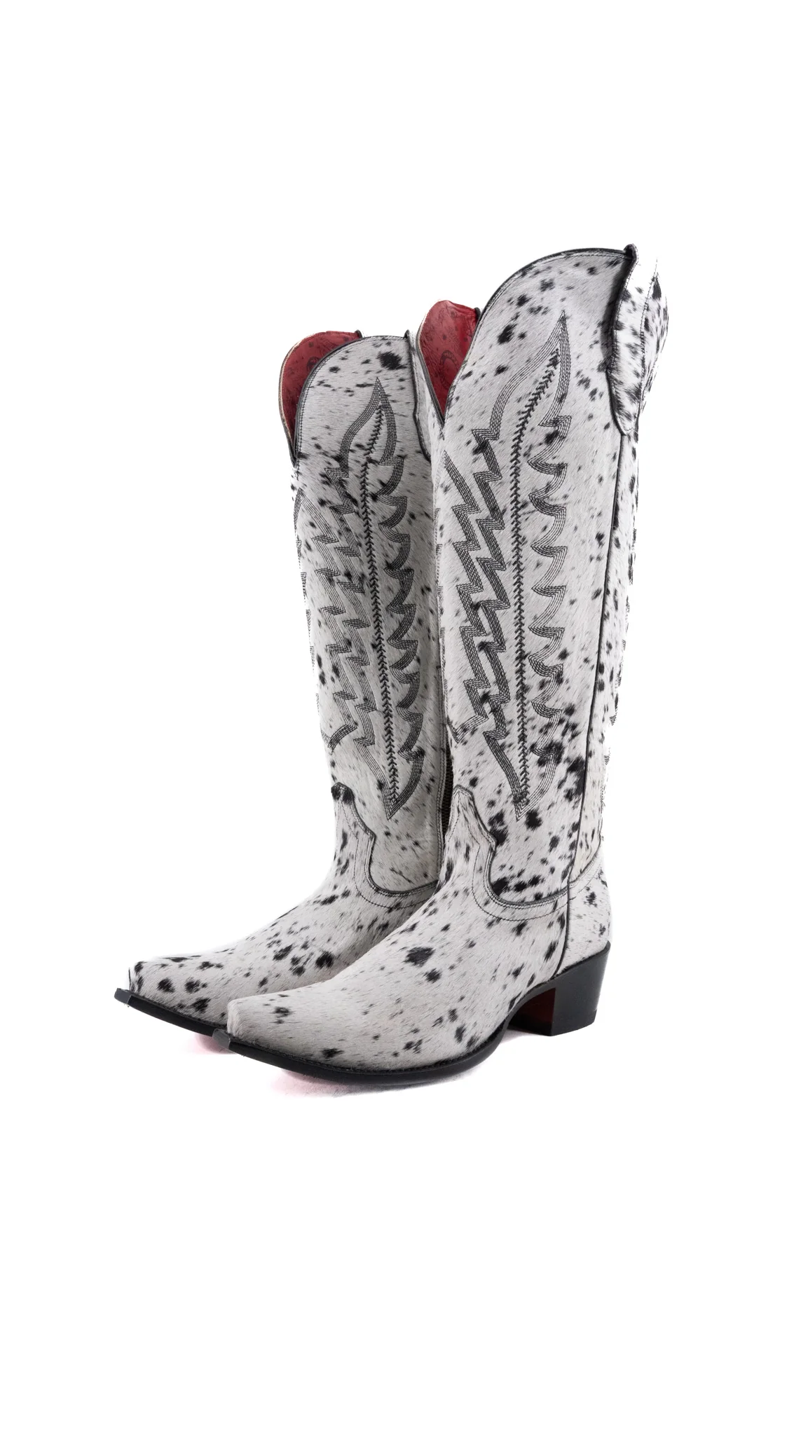 Charlotte Red Bottom Wide Calf Tall Cowgirl Boot Size 11 Box CW78