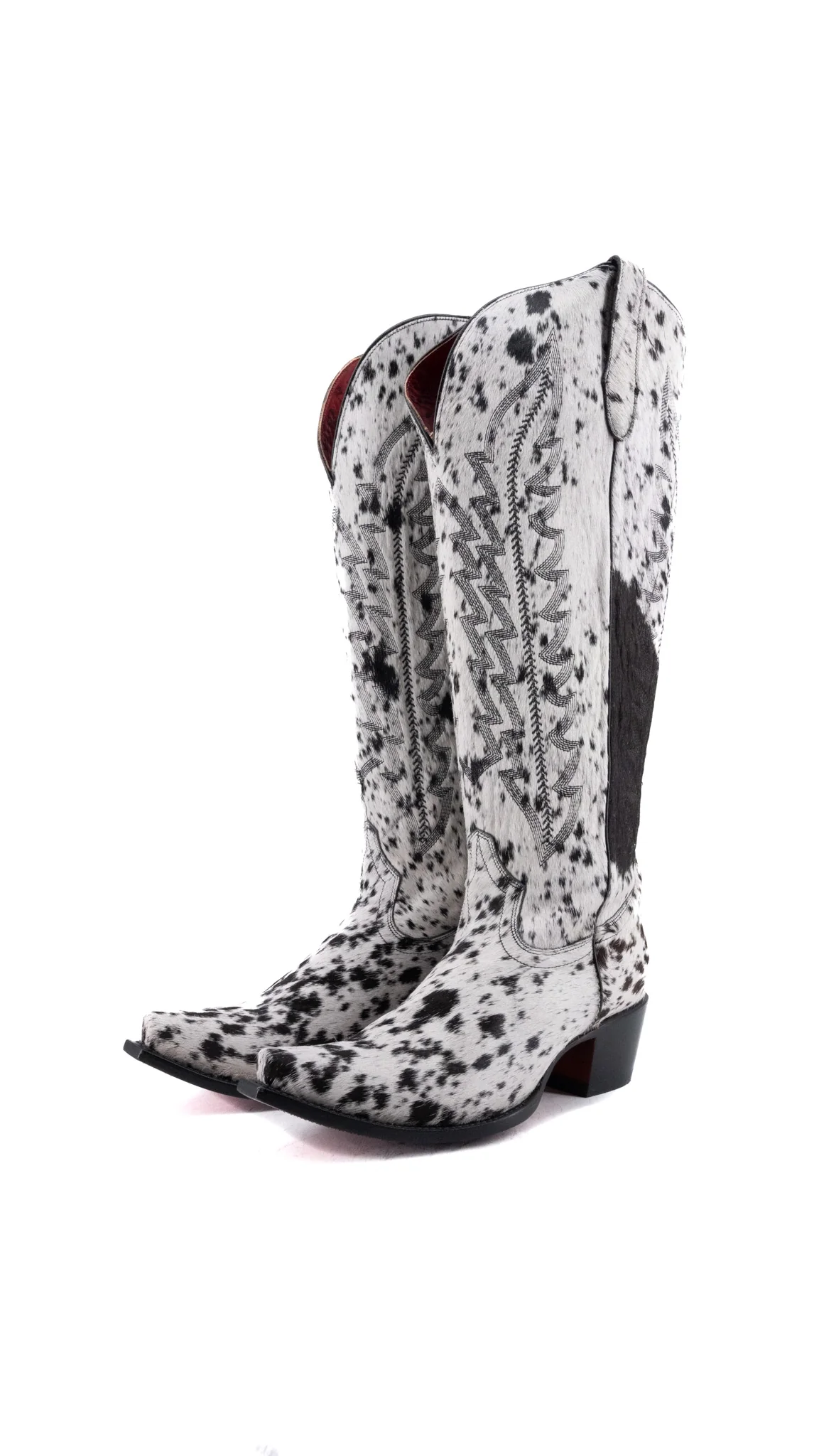 Charlotte Red Bottom Wide Calf Tall Cowgirl Boot Size 11 Box CW79