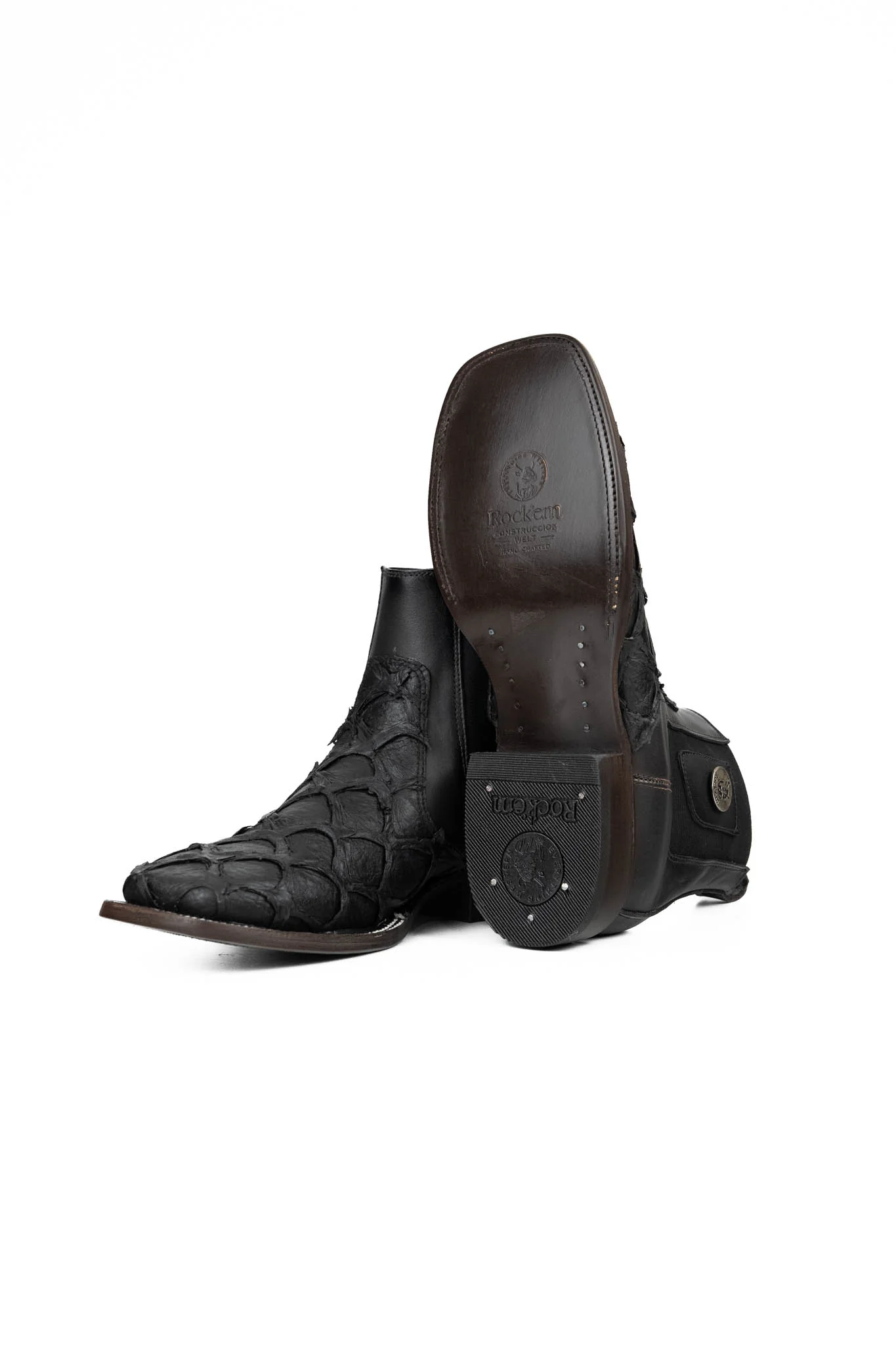 Rock'em Clon Fish Matte Square Toe Ankle Boot - Image 4