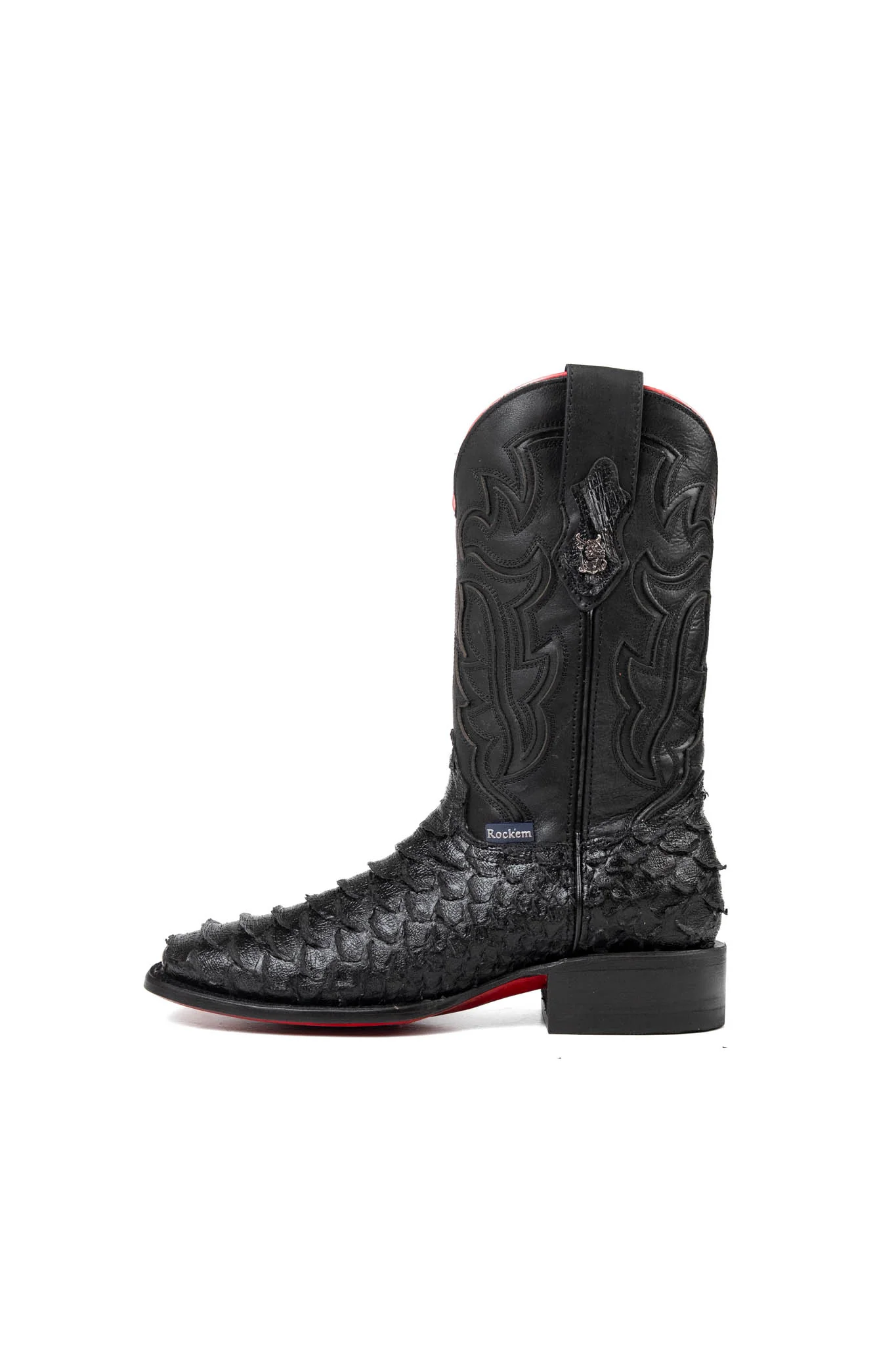 Bruce Viper Red Bottom Square Toe Cowboy Boot - Image 3