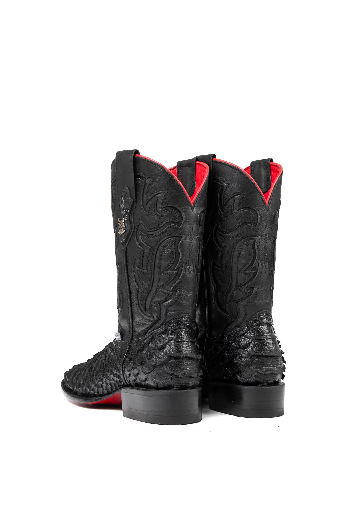 Bruce Viper Red Bottom Square Toe Cowboy Boot - Image 5