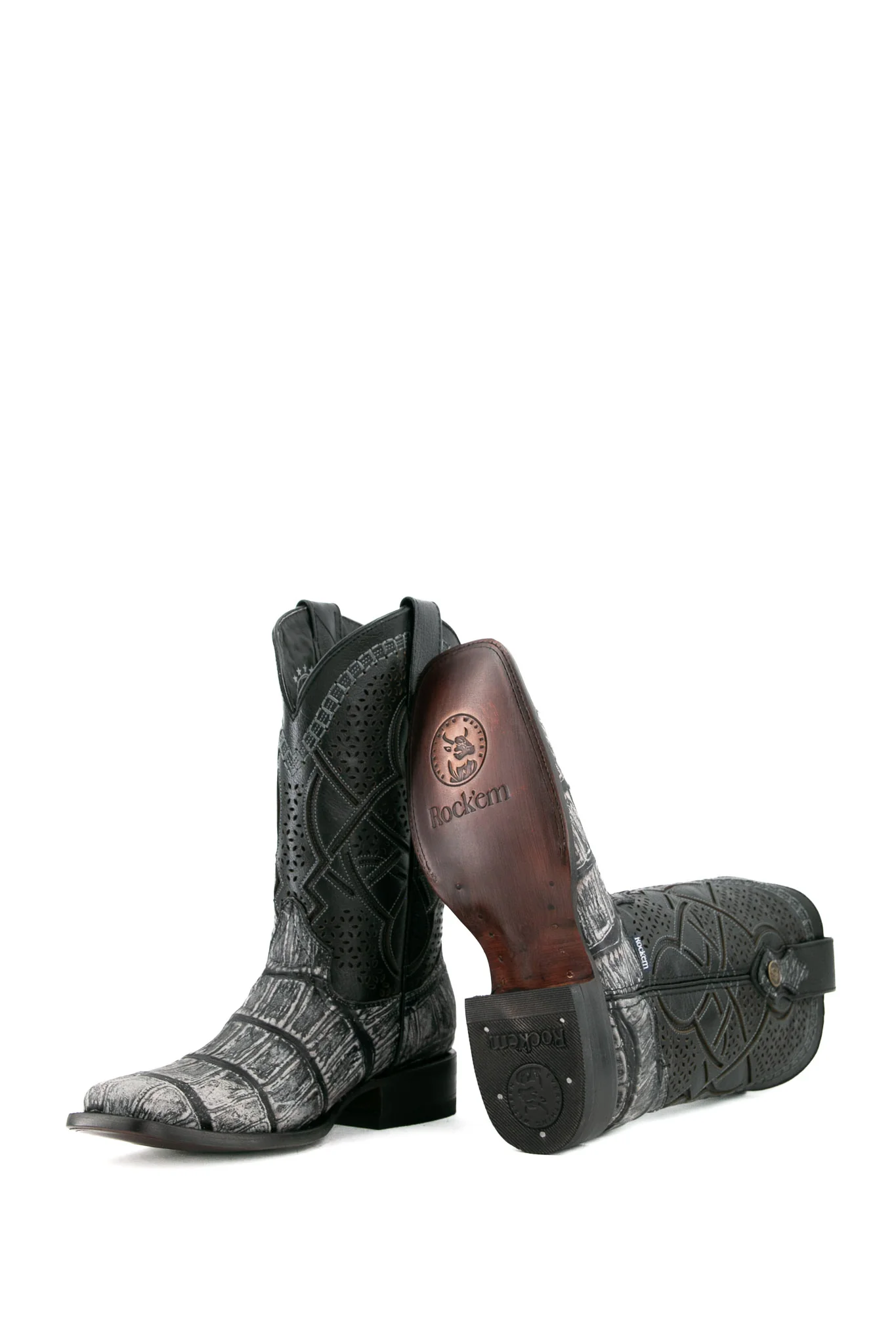 Coco Amazonico Rodeo Toe Cowboy Boot - Image 4