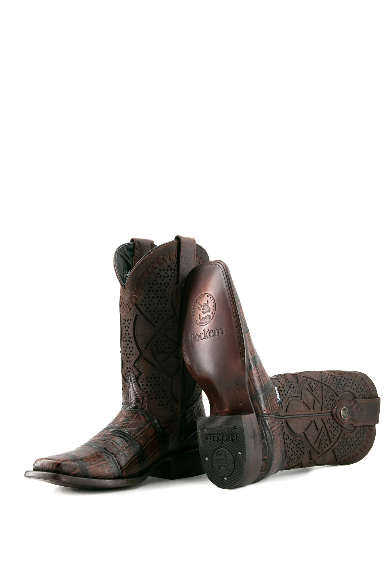 Coco Amazonico Rodeo Toe Cowboy Boot - Image 9