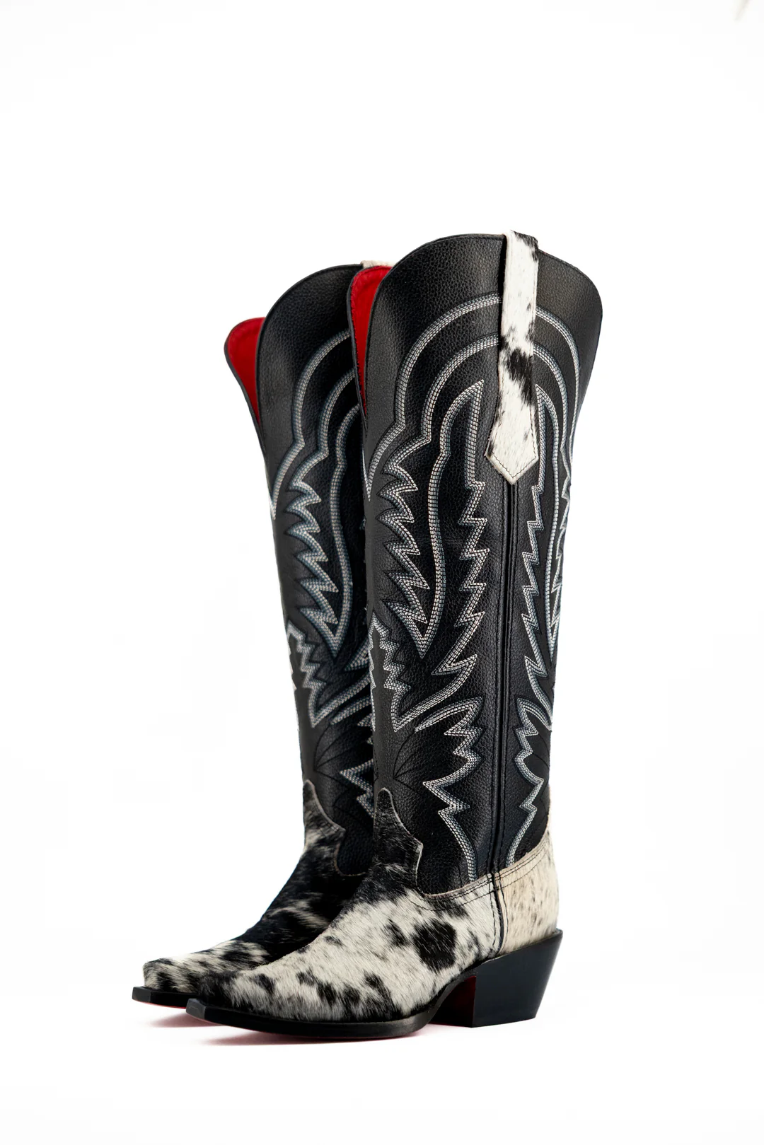 Collins Red Bottom Wide Calf Tall Cowgirl Boot Size 5 Box MW38