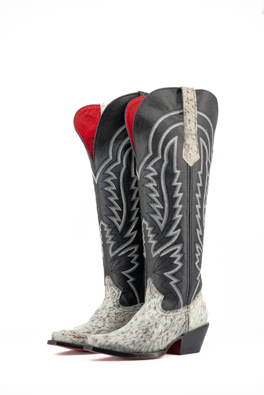 Collins Red Bottom Wide Calf Tall Cowgirl Boot Size 6 Box MW36