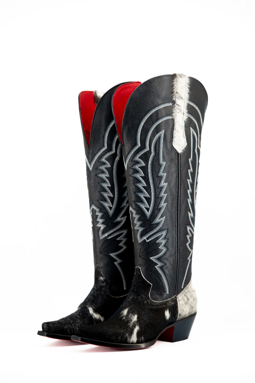 Collins Red Bottom Wide Calf Tall Cowgirl Boot Size 9 Box MW21