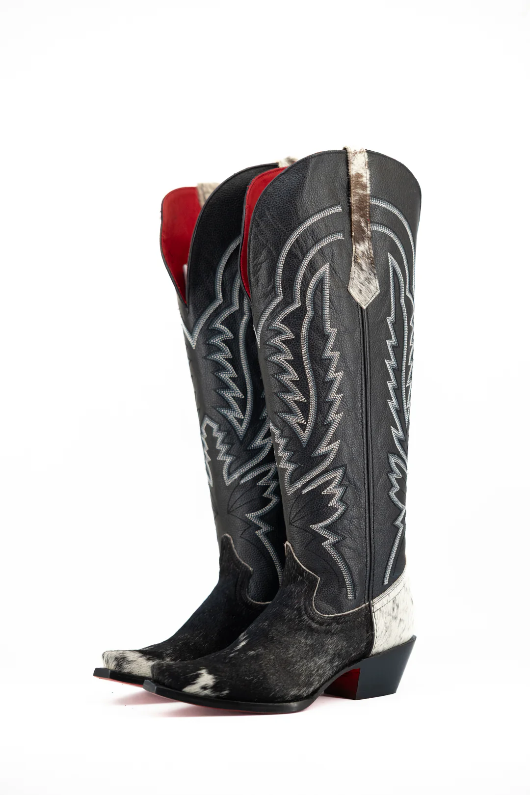 Collins Red Bottom Wide Calf Tall Cowgirl Boot Size 9 Box MW23