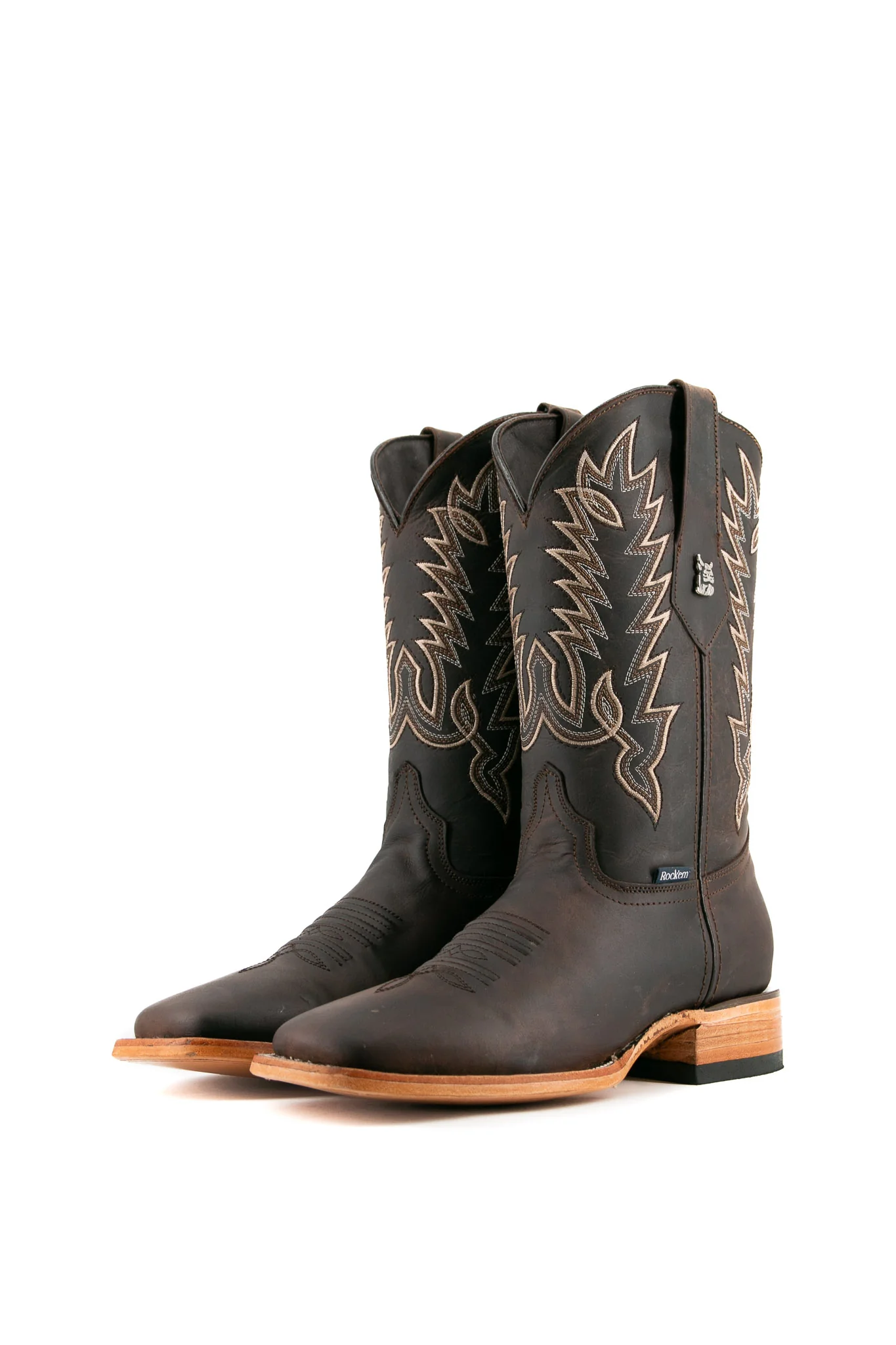 Connery Ebano Square Toe Cowboy Boot - Image 11