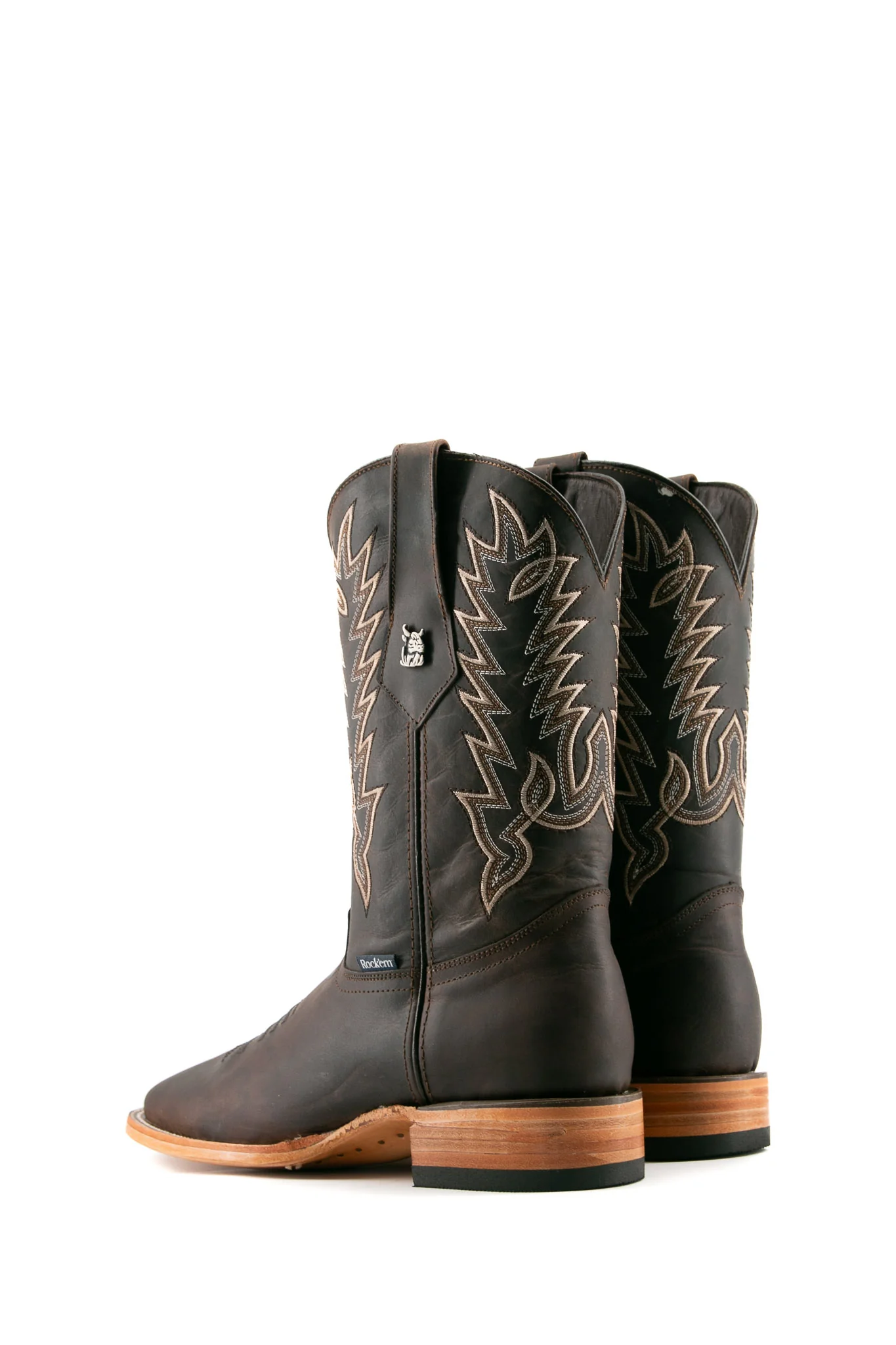 Connery Ebano Square Toe Cowboy Boot - Image 13