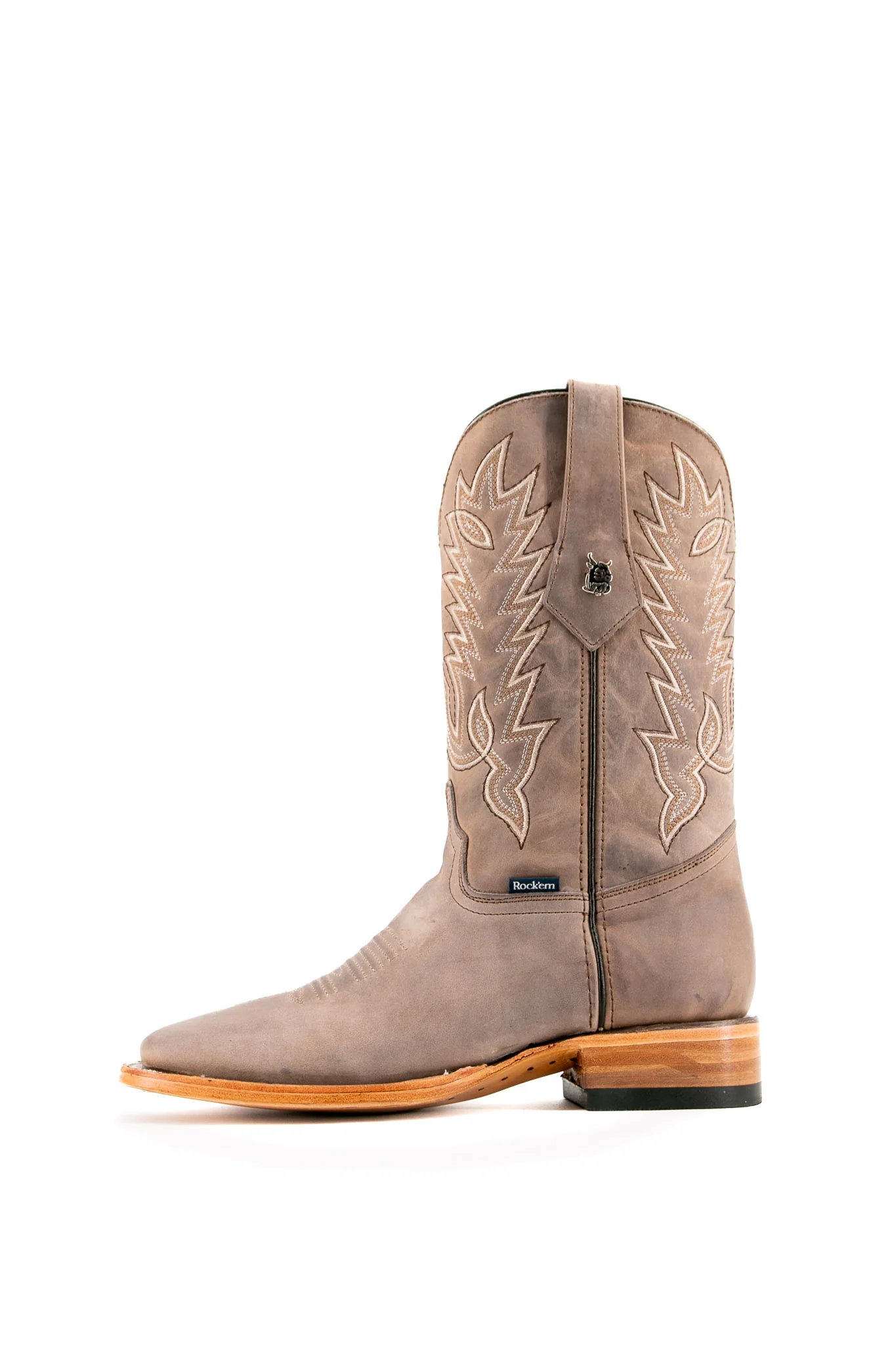 Connery Ebano Square Toe Cowboy Boot - Image 17