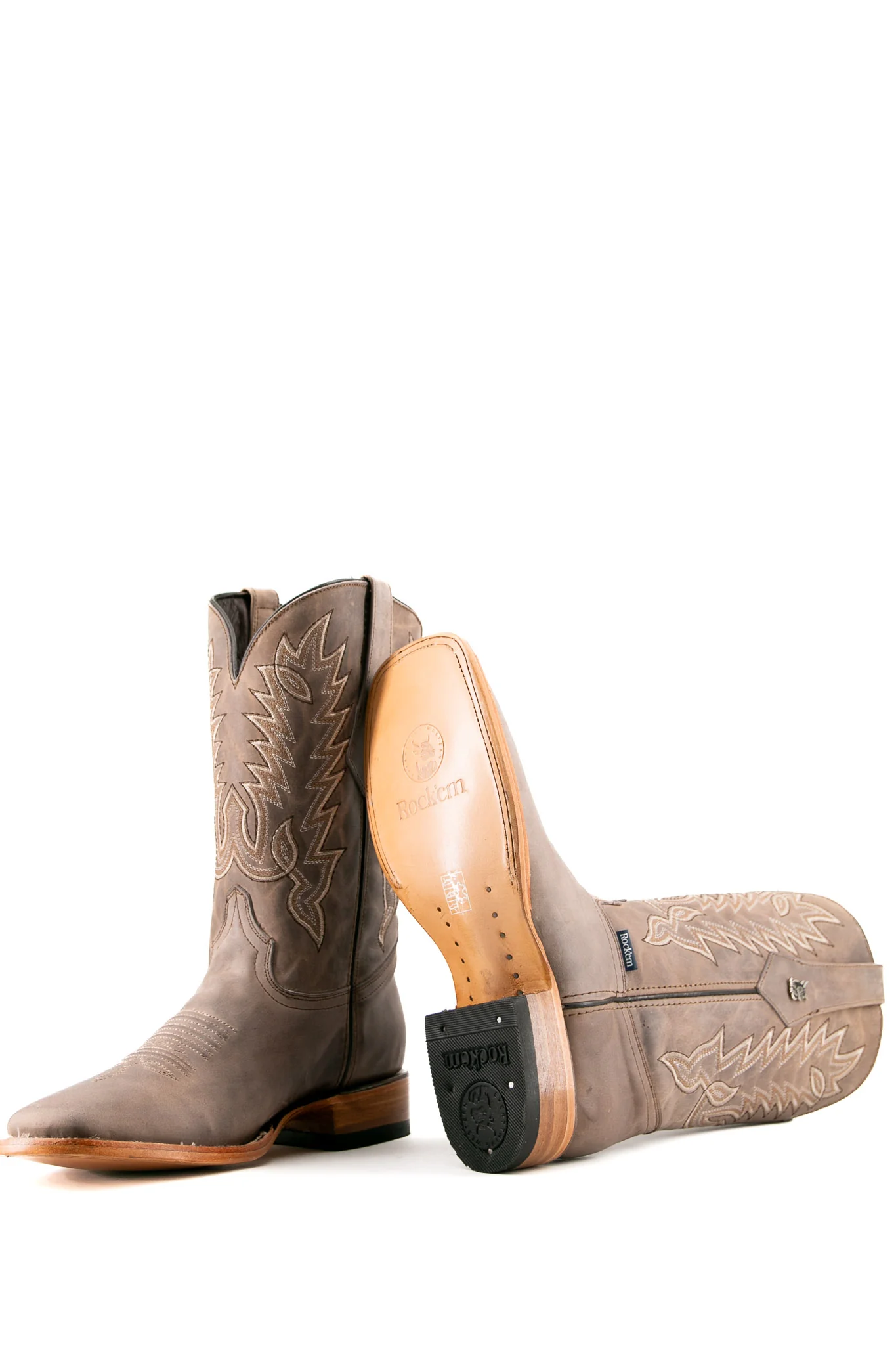 Connery Ebano Square Toe Cowboy Boot - Image 19
