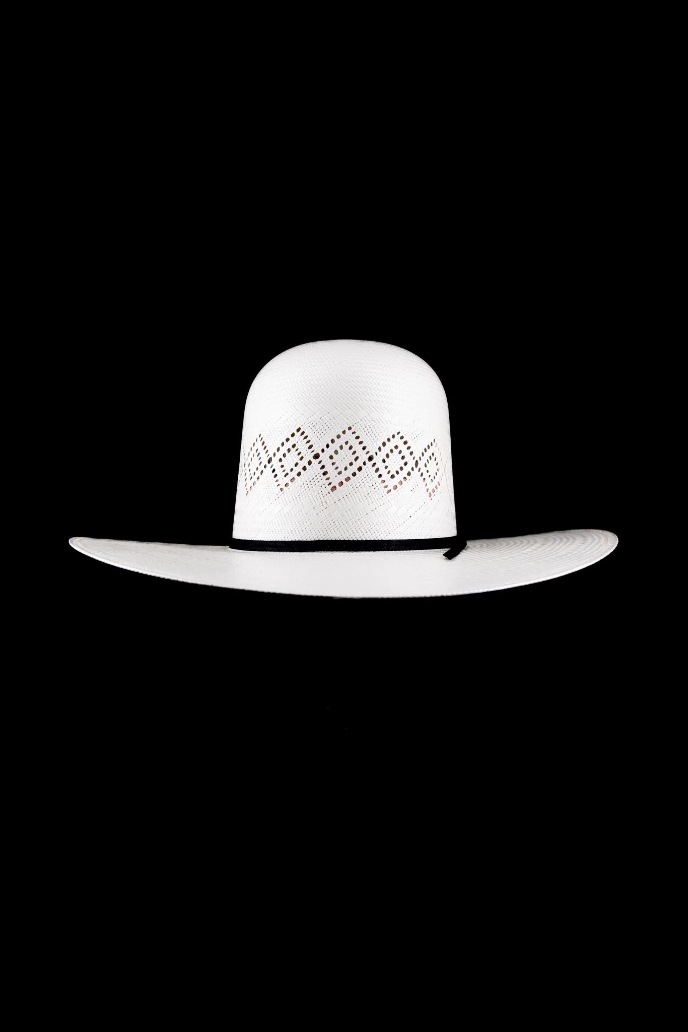 Rock'em 100X Two Diamonds Open Crown Straw Hat - Image 2