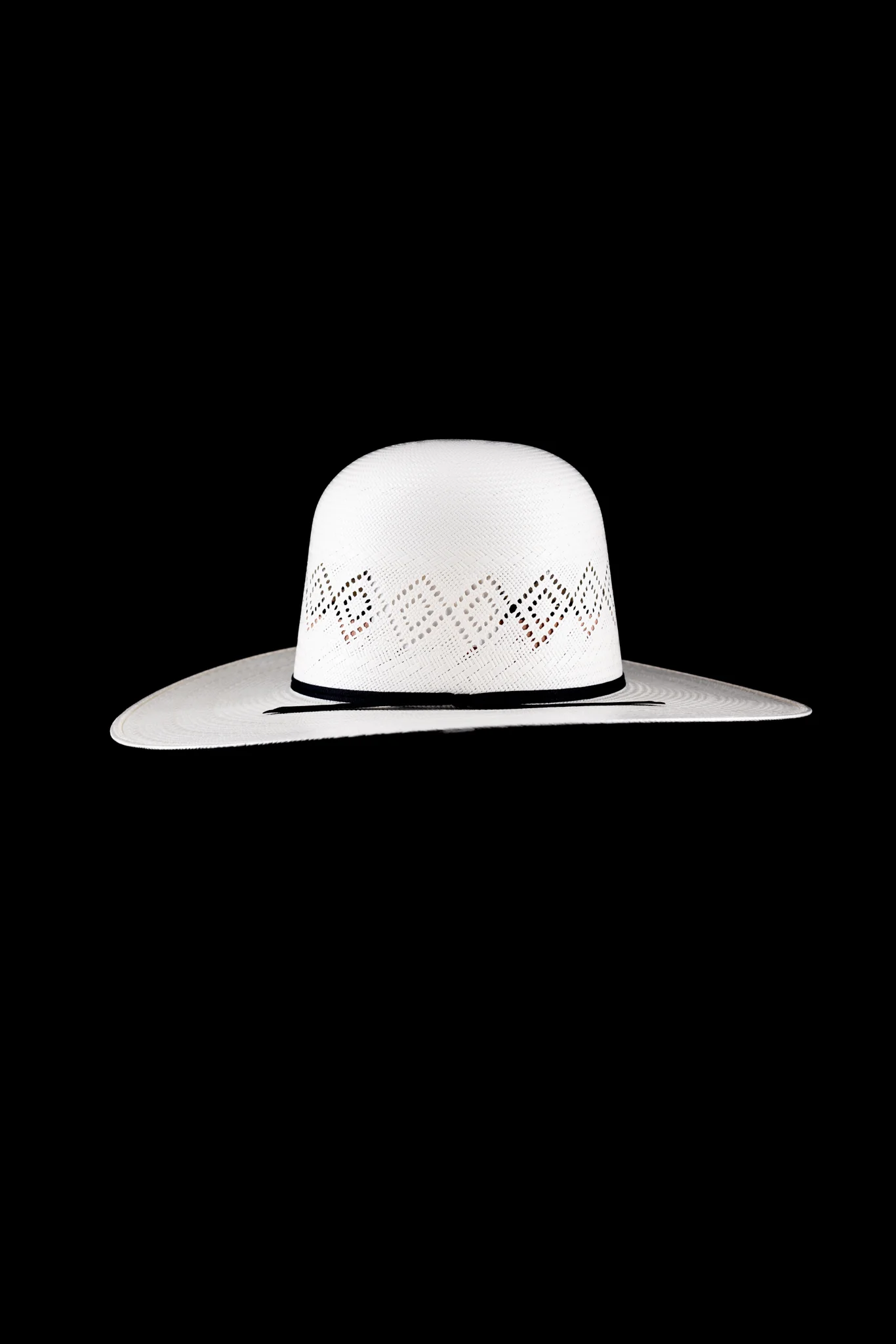 Rock'em 100X Two Diamonds Open Crown Straw Hat - Image 3