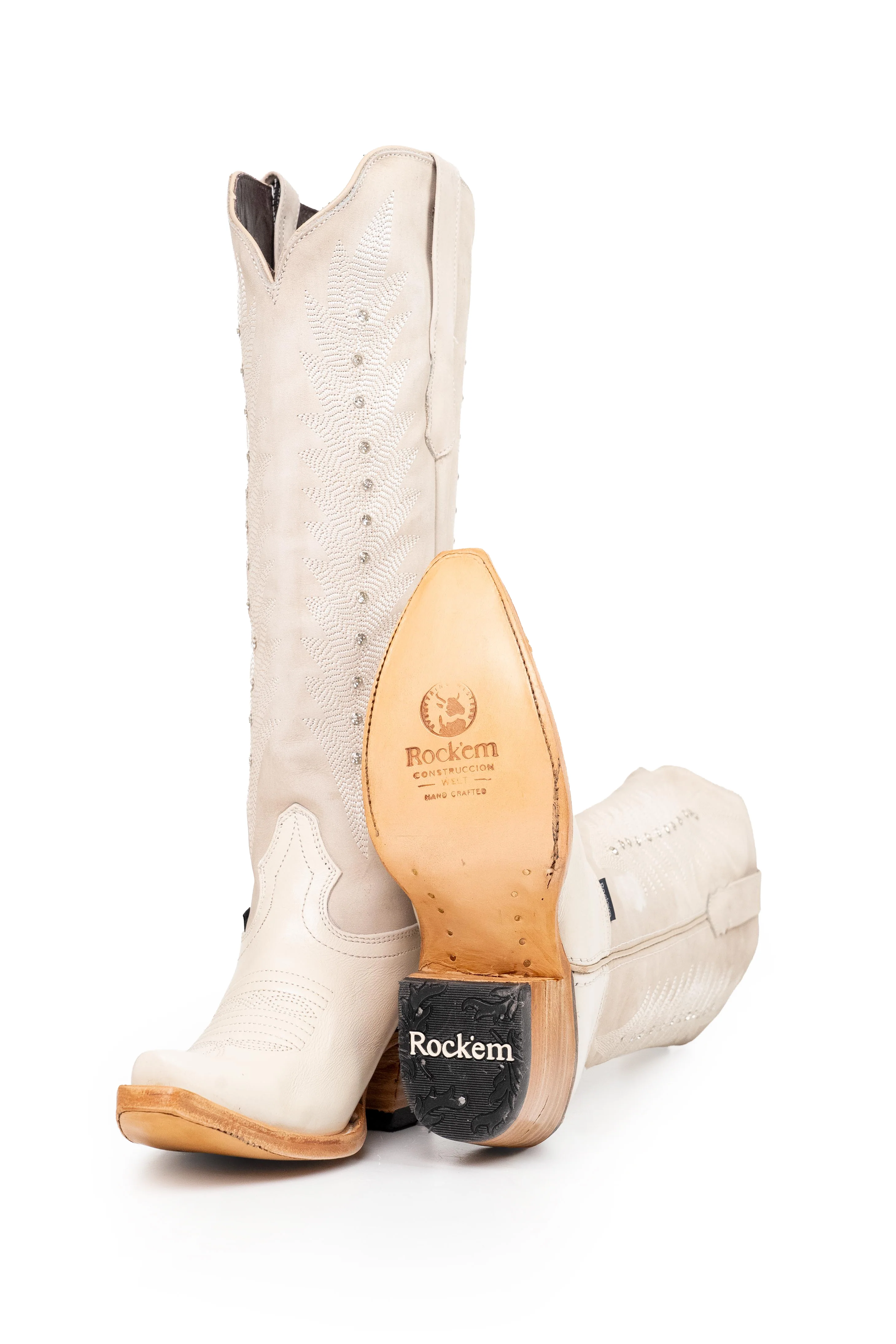 Sierra Crystal Belle Tall Snip Toe Cowgirl Boot - Image 10
