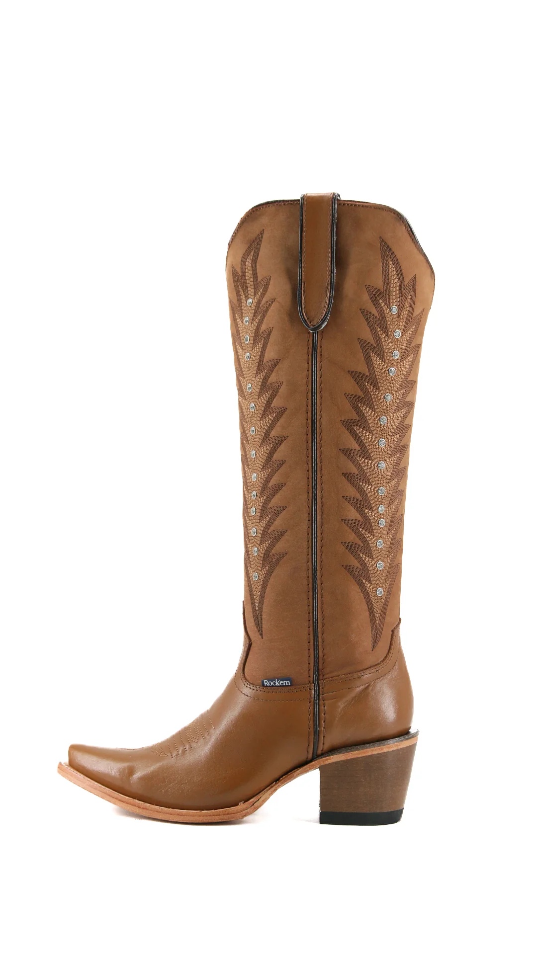 Sierra Crystal Belle Tall Snip Toe Cowgirl Boot - Image 2