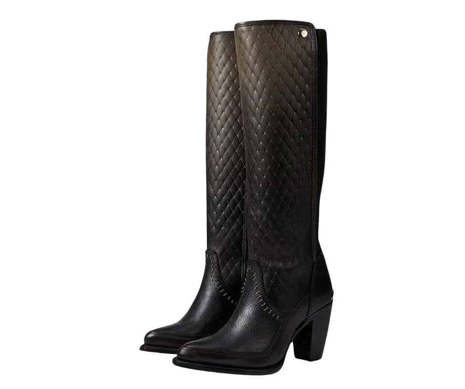 Cuadra CU601 LD Black Elastic Round Toe - Image 2