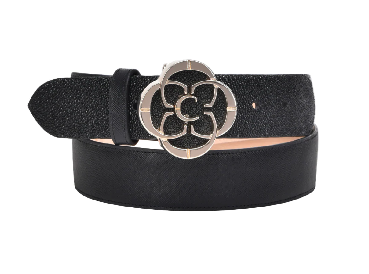 Cuadra BC392 LD Black Stingray Belt