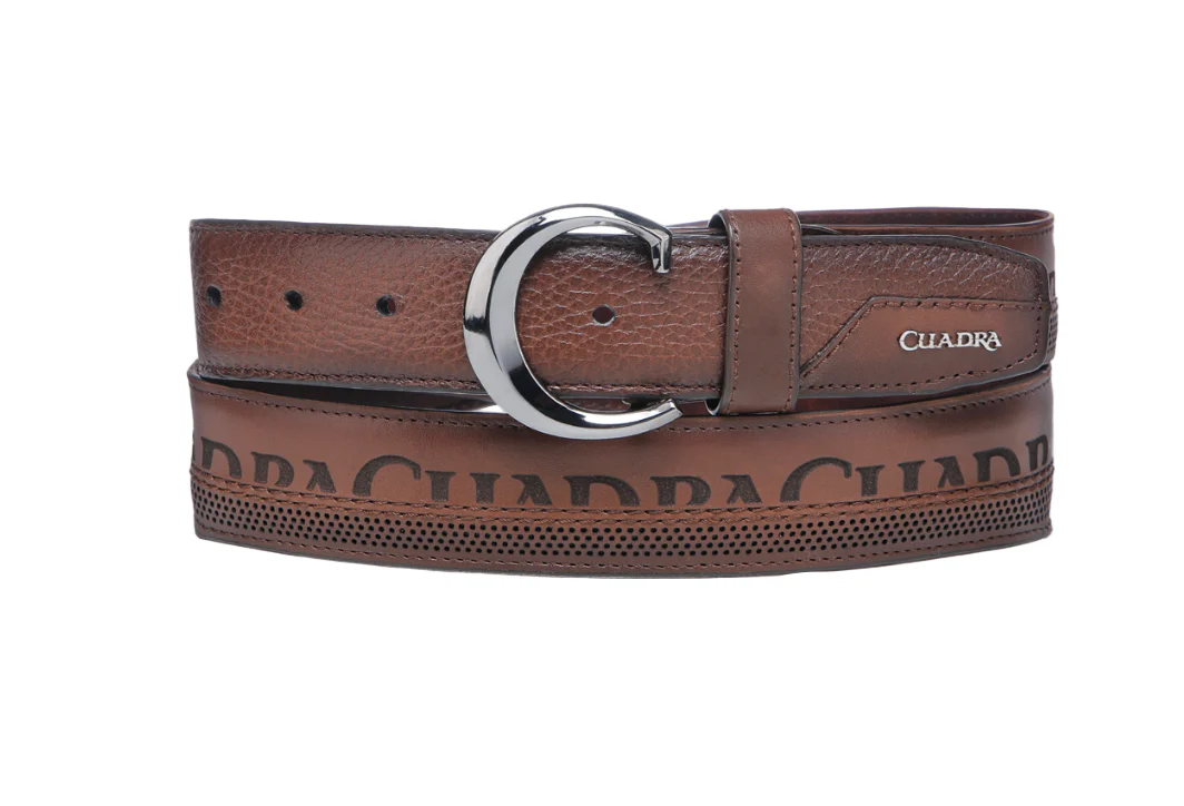 Cuadra BC398 MN Honey Deer Laser Belt