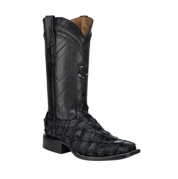 Cuadra CU787 Glazed Fish Pirarucu Laser & Woven Square Toe